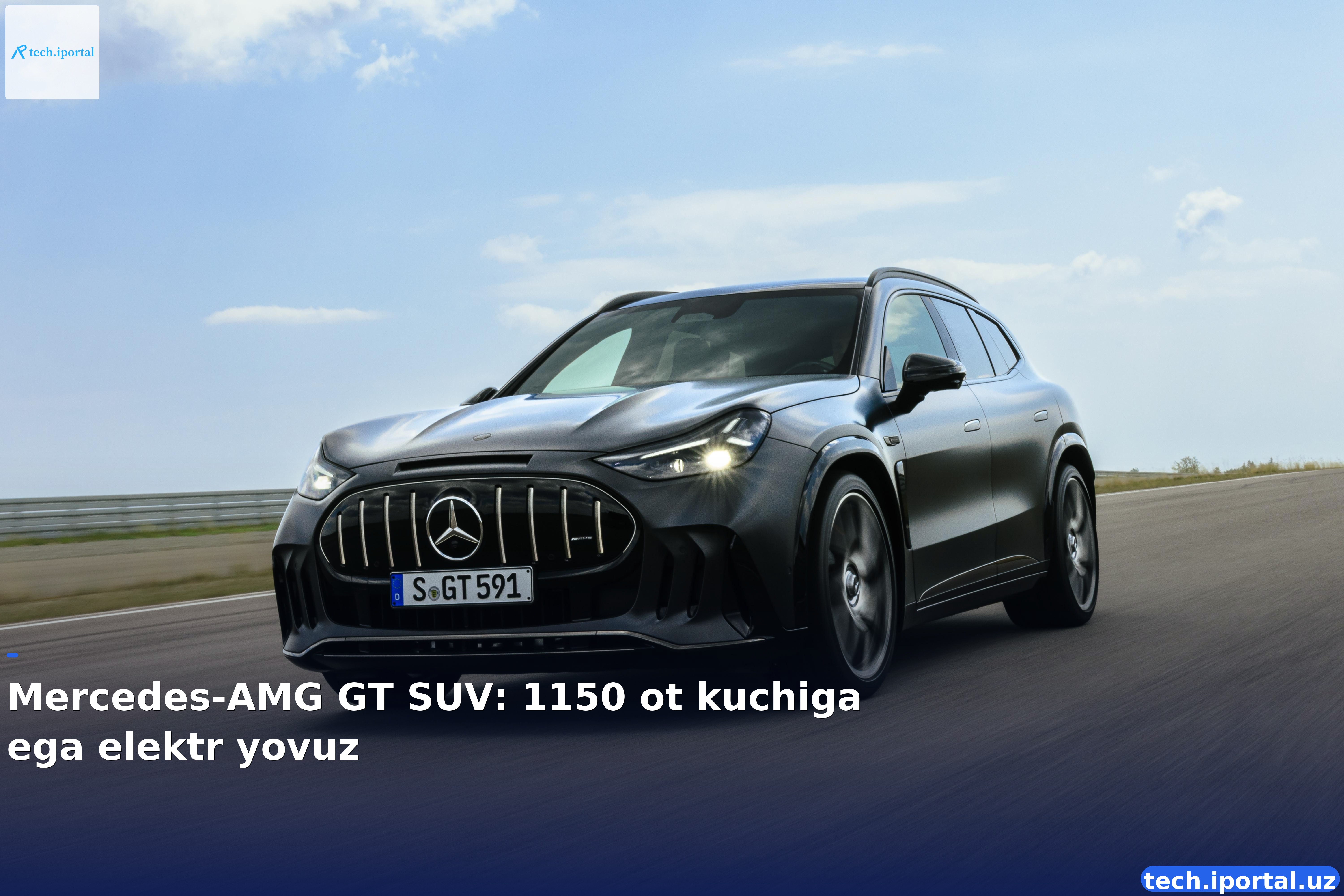 Mercedes-AMG GT SUV: 1150 ot kuchiga ega elektr yovuz