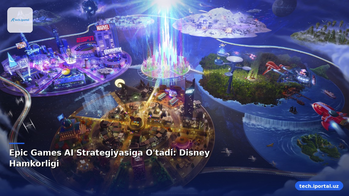 Epic Games AI Strategiyasiga O'tadi: Disney Hamkorligi