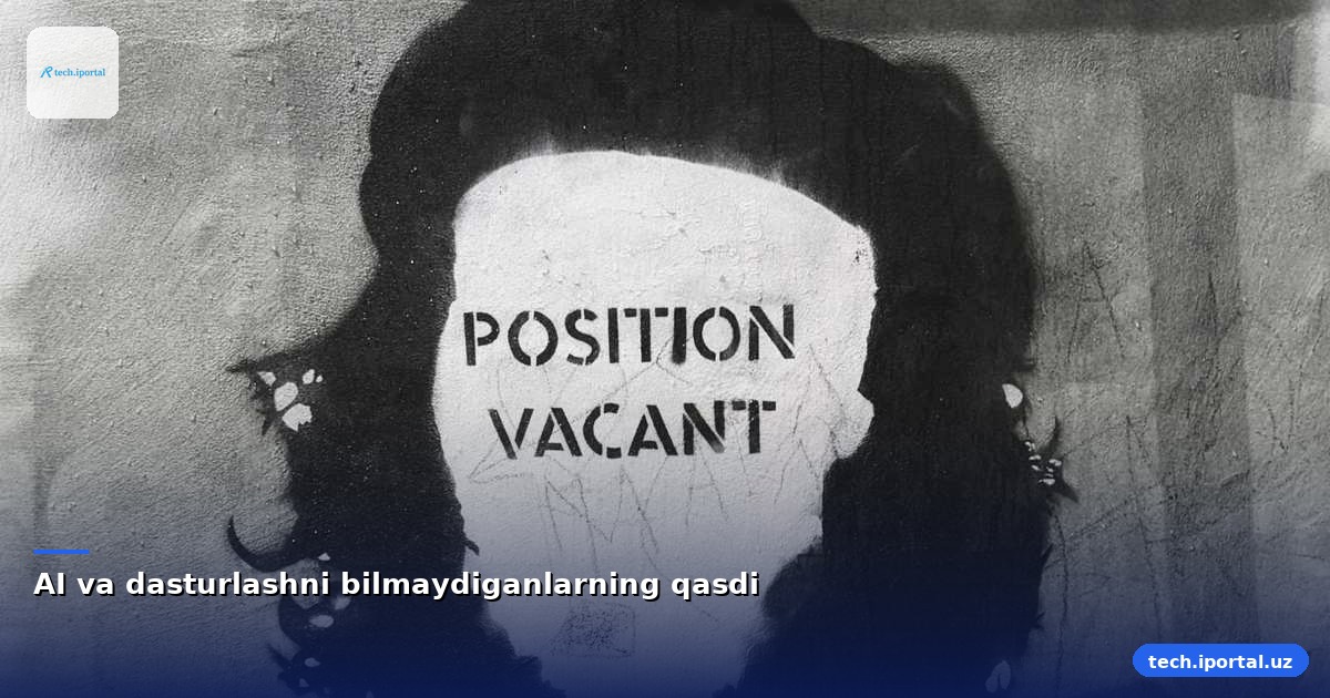 AI va dasturlashni bilmaydiganlarning qasdi
