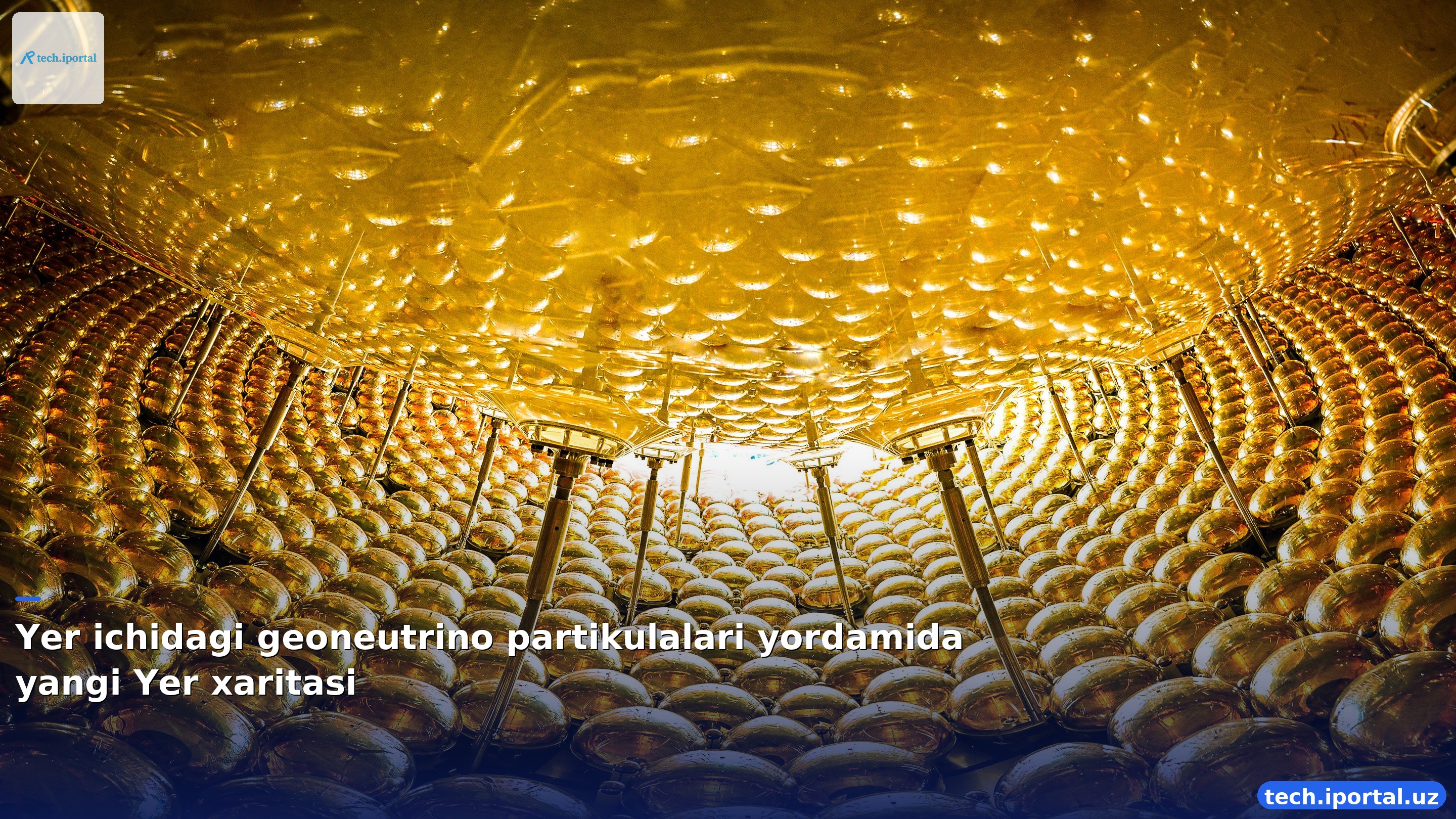 Yer ichidagi geoneutrino partikulalari yordamida yangi Yer xaritasi