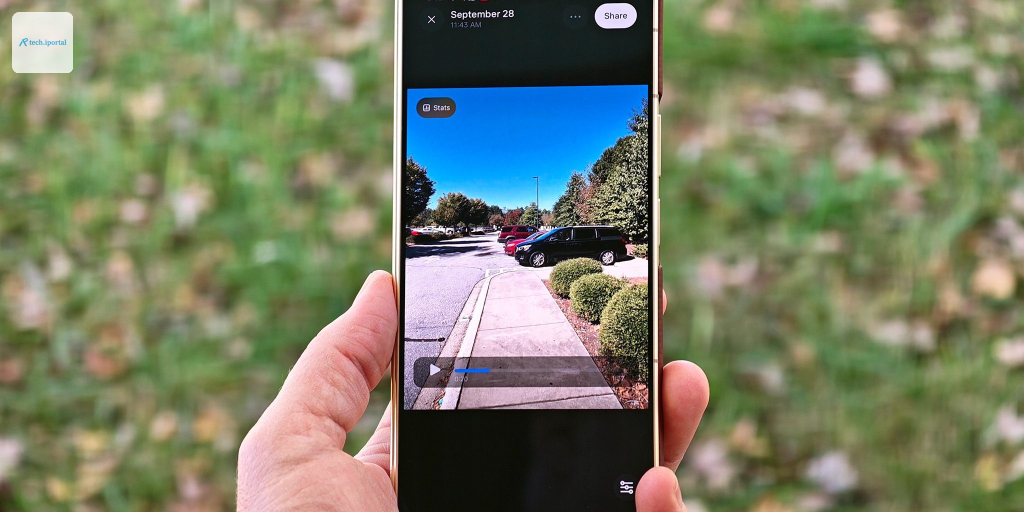 Looking at recorded footage from Meta Nova glasses on the Meta AI app