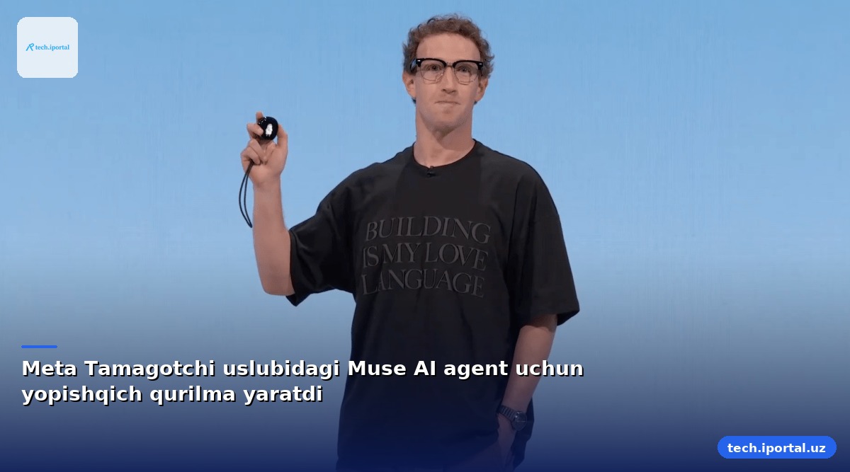 Meta Tamagotchi uslubidagi Muse AI agent uchun yopishqich qurilma yaratdi