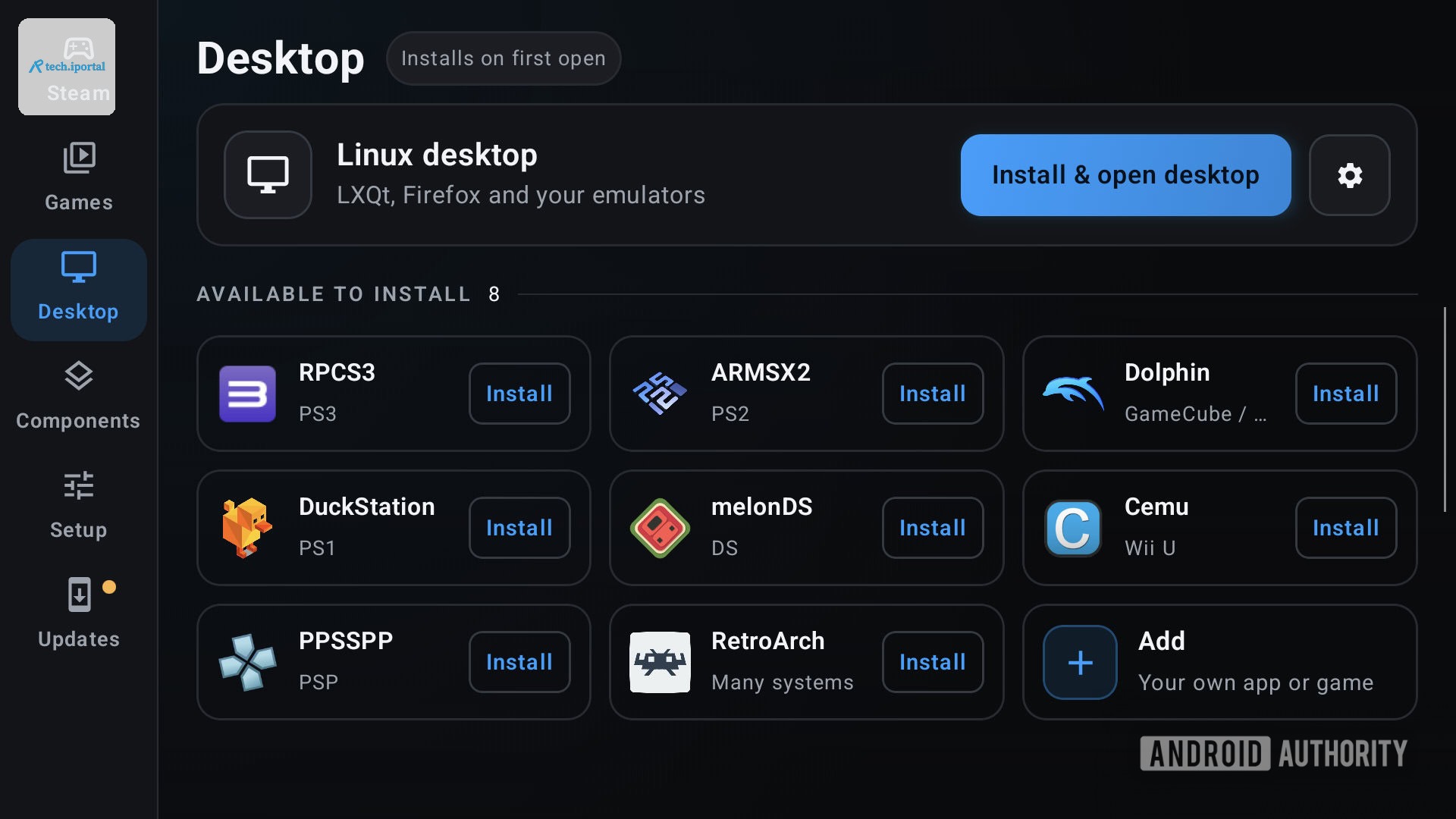 DroidDeck app 3
