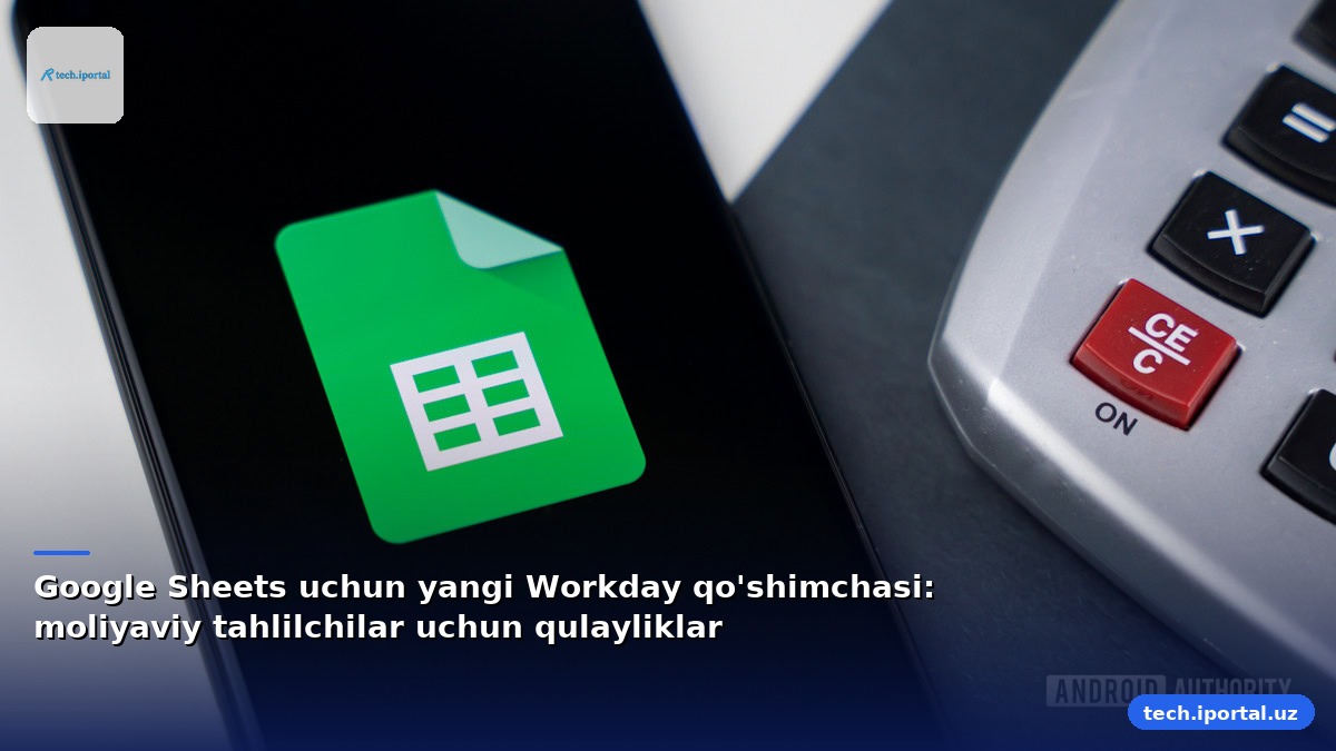 Google Sheets uchun yangi Workday qo'shimchasi: moliyaviy tahlilchilar uchun qulayliklar