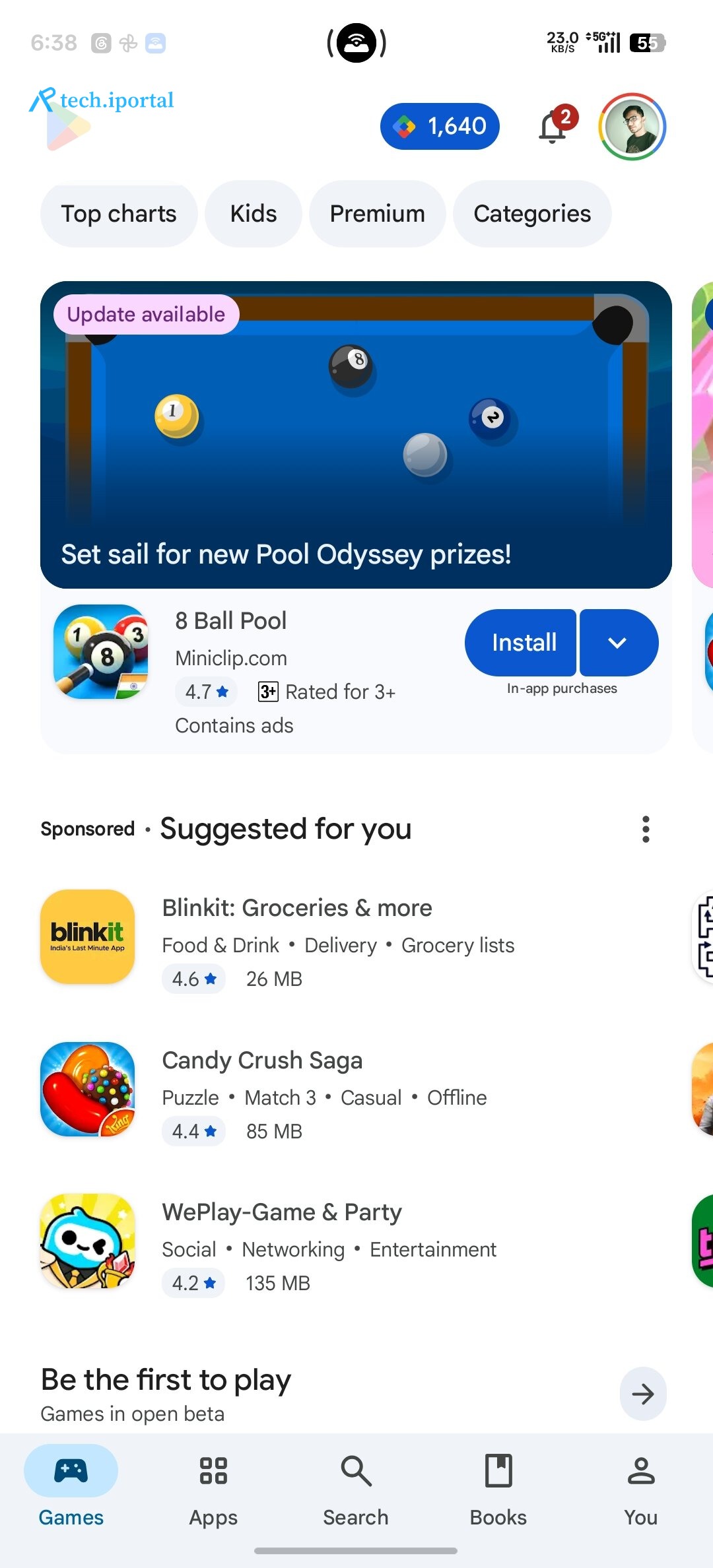 Google Play Store new UI 3