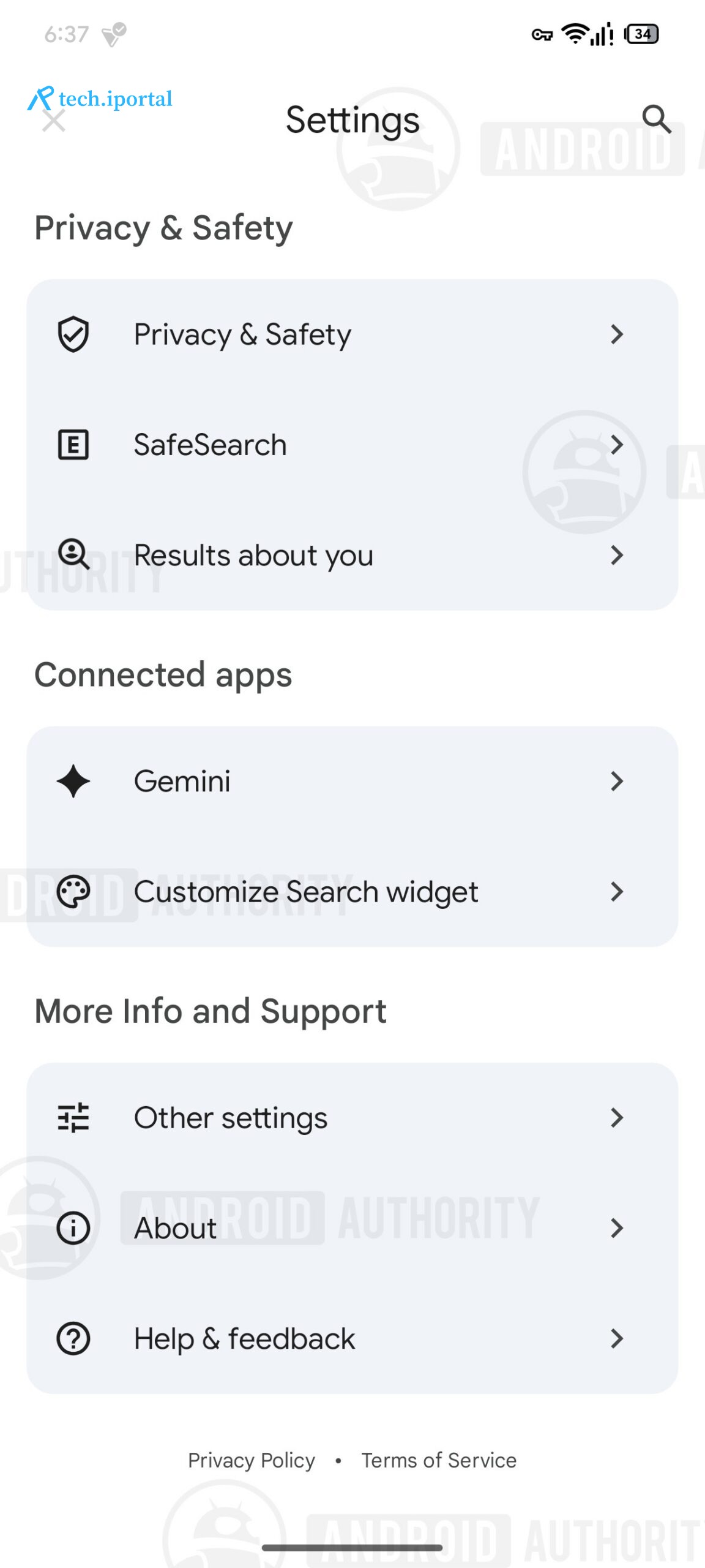 Google app upcoming settings page 2 watermarked