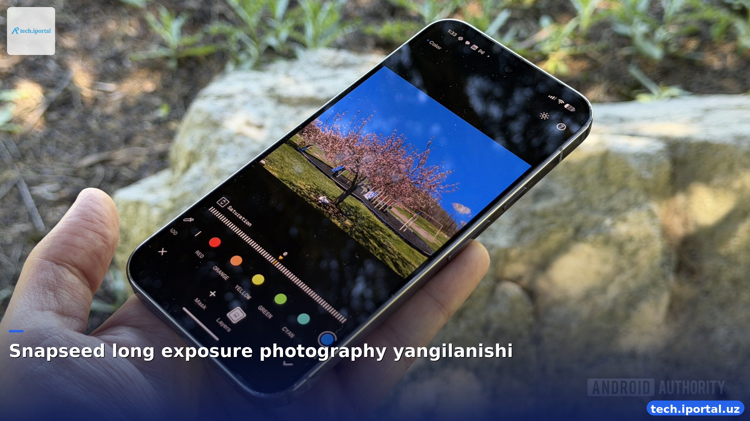 Snapseed long exposure photography yangilanishi