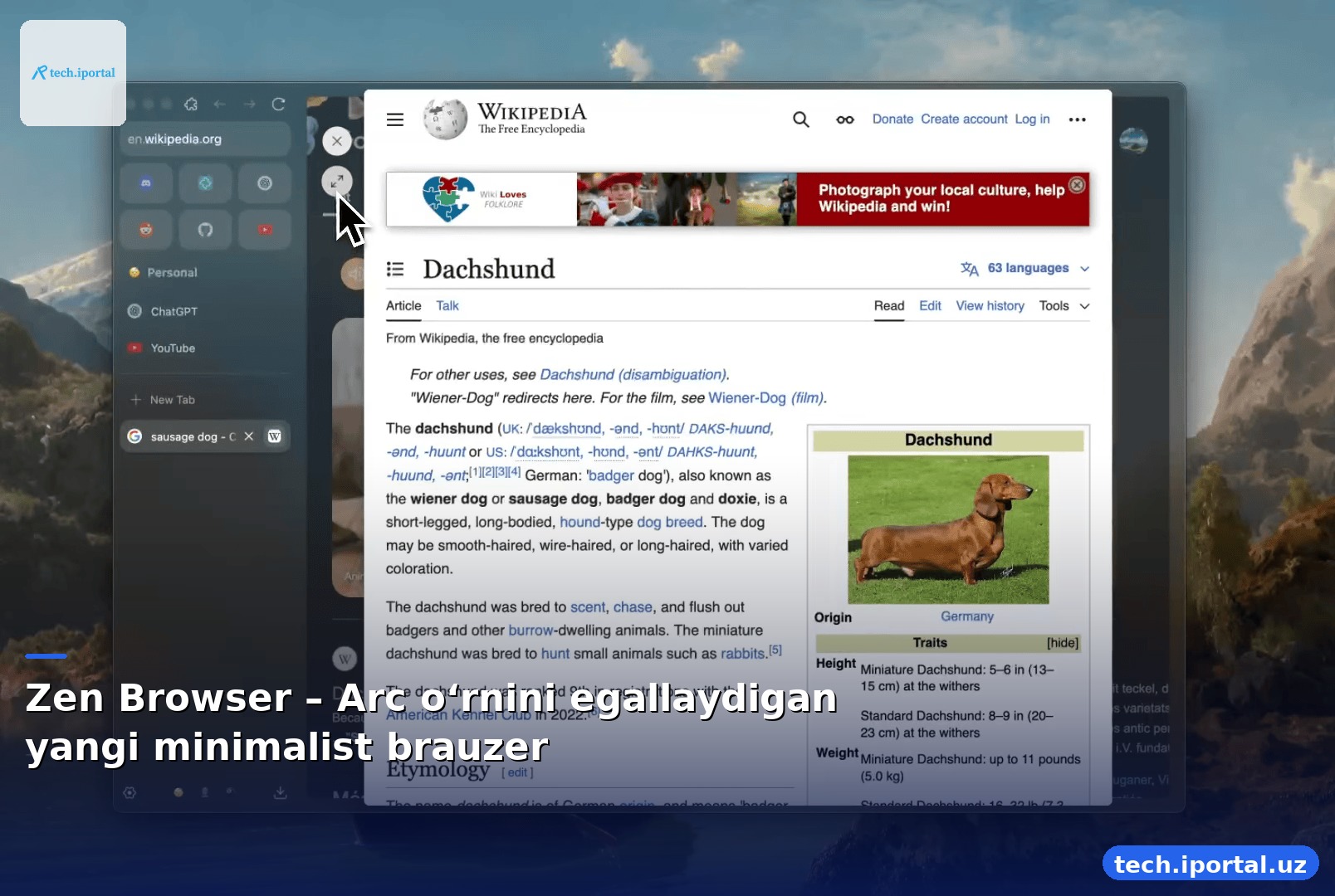 Zen Browser – Arc o‘rnini egallaydigan yangi minimalist brauzer