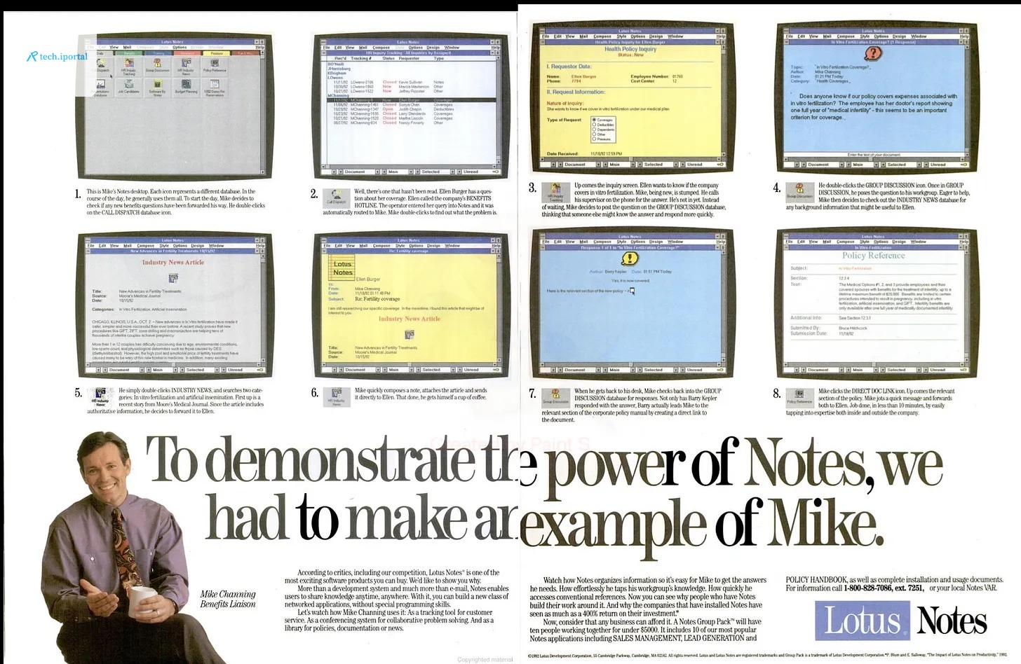 Lotus Notes ad