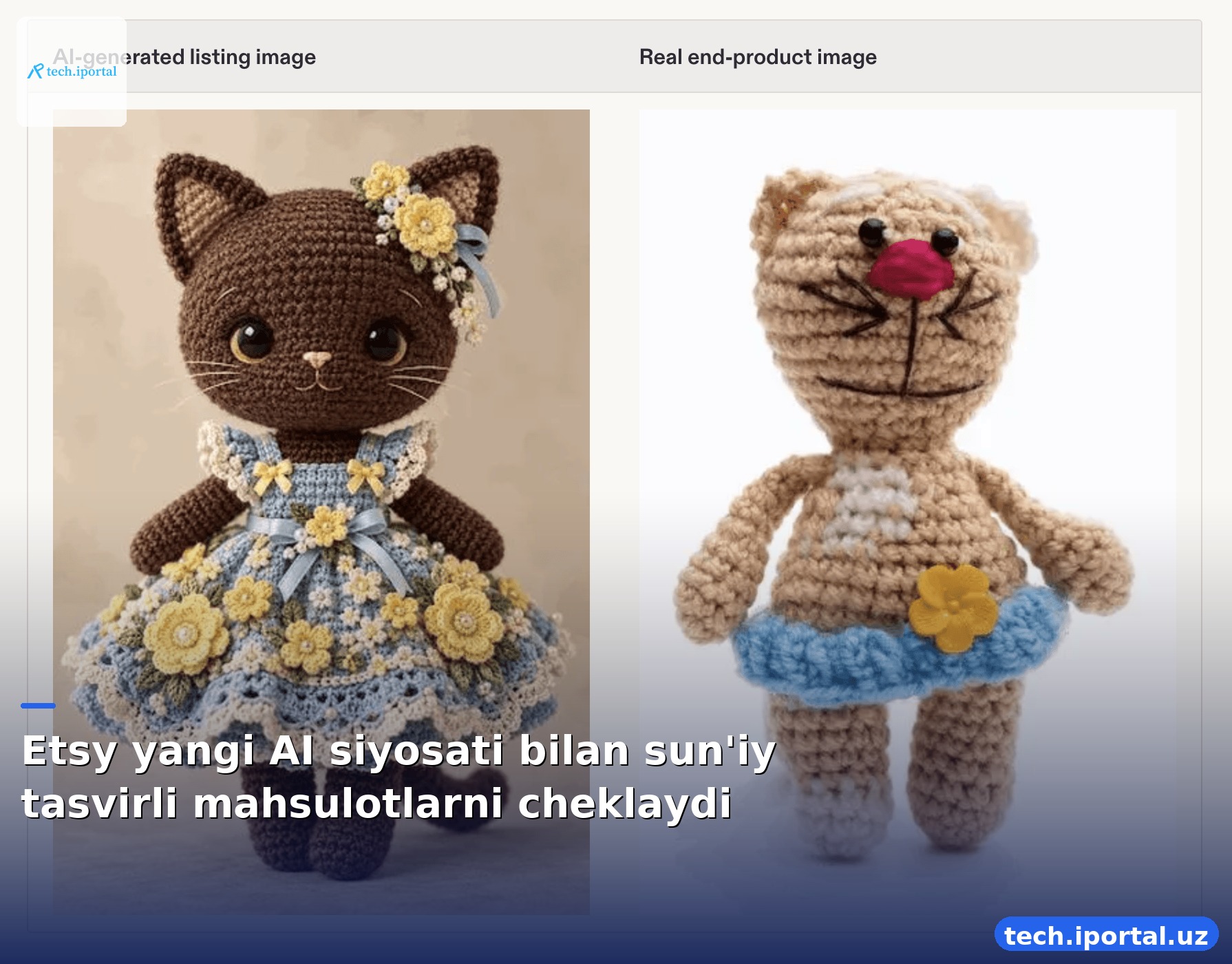 Etsy yangi AI siyosati bilan sun'iy tasvirli mahsulotlarni cheklaydi