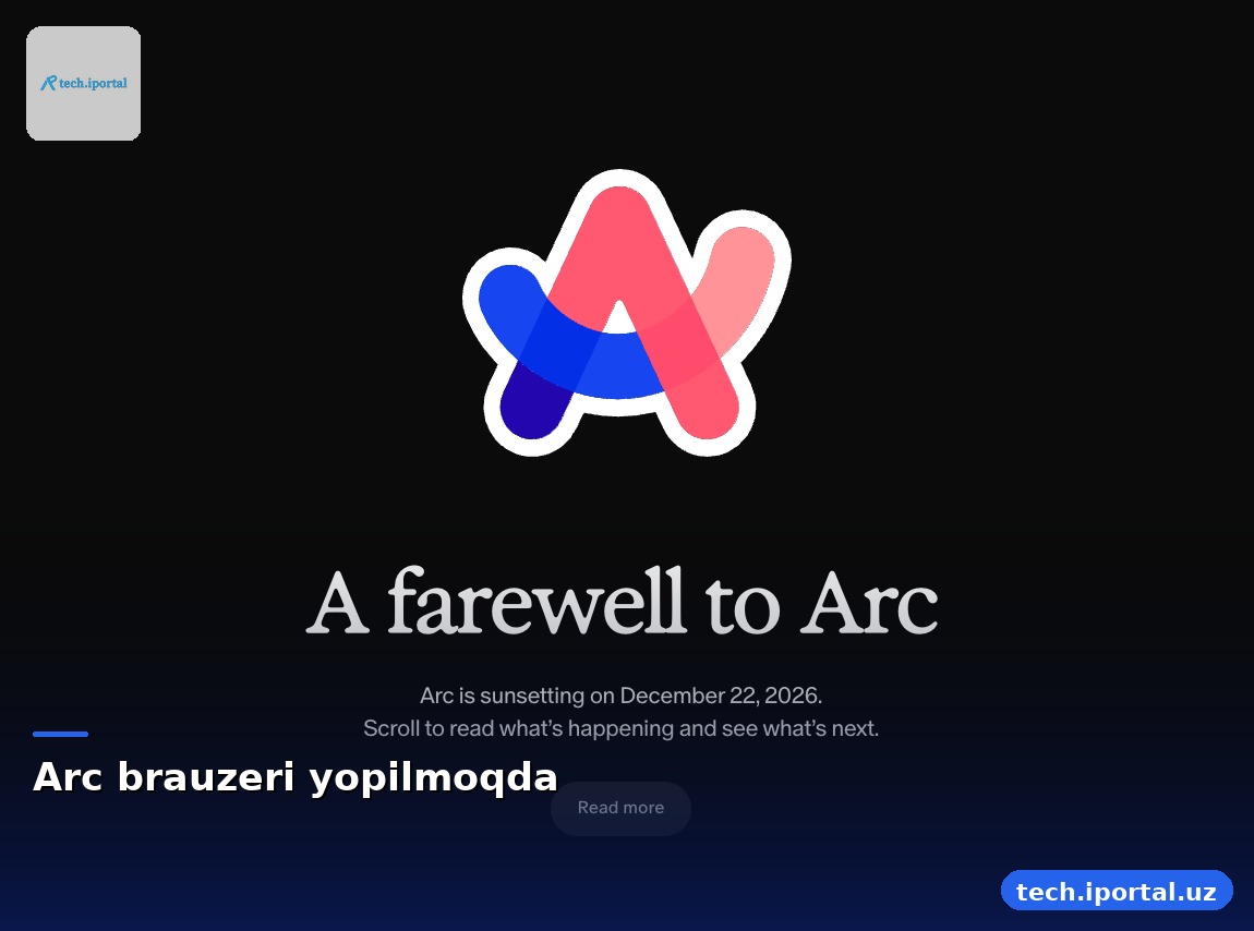 Arc brauzeri yopilmoqda