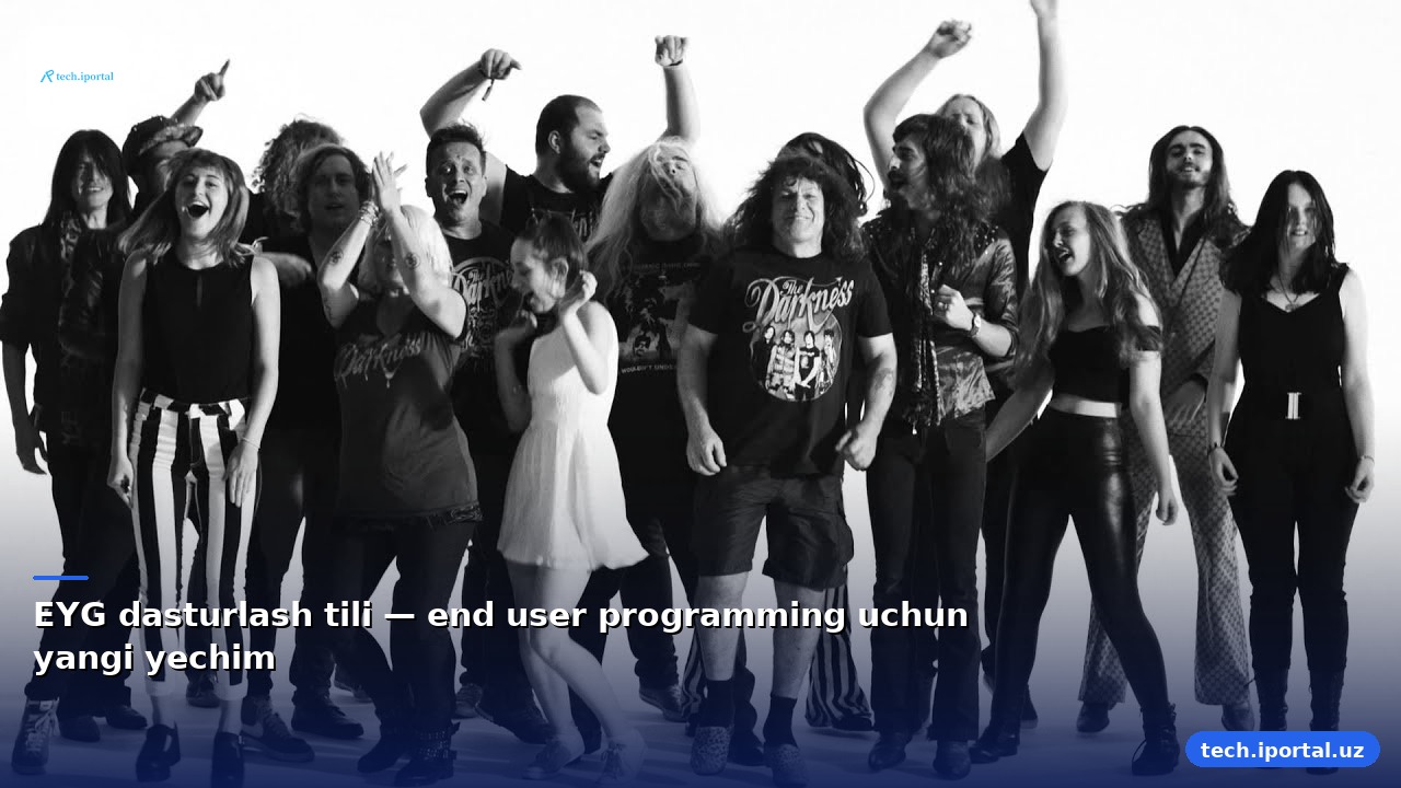 EYG dasturlash tili — end user programming uchun yangi yechim