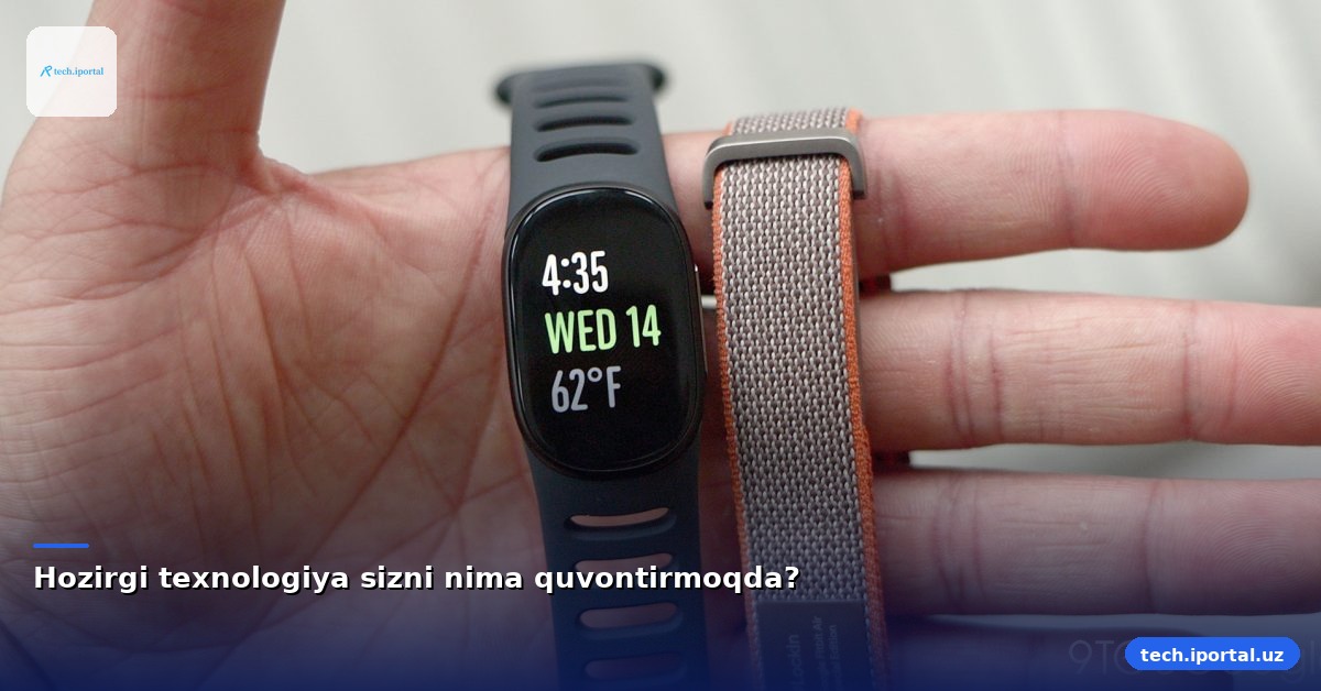 Hozirgi texnologiya sizni nima quvontirmoqda?
