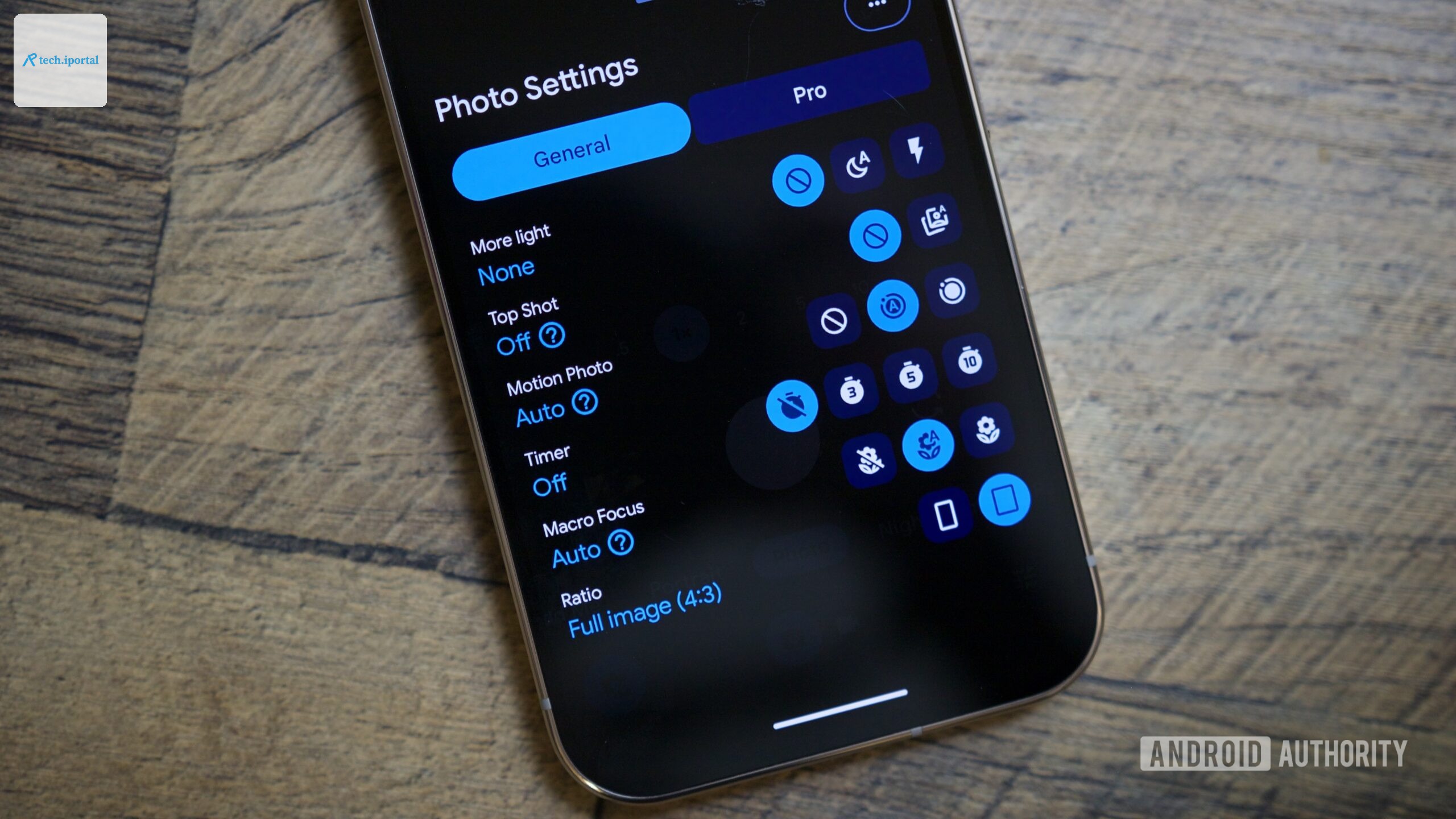 Motion Photo settings in the Pixel Camera app.