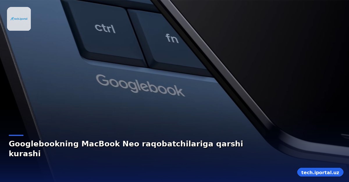 Googlebookning MacBook Neo raqobatchilariga qarshi kurashi