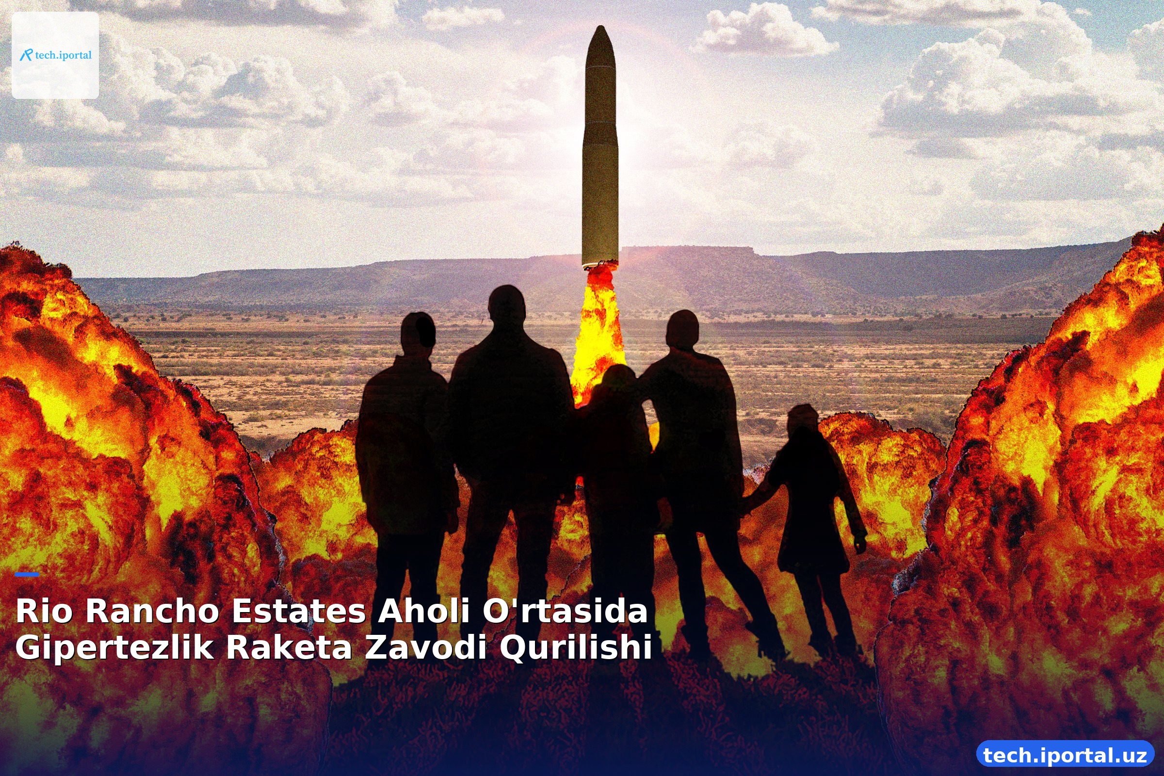 Rio Rancho Estates Aholi O'rtasida Gipertezlik Raketa Zavodi Qurilishi