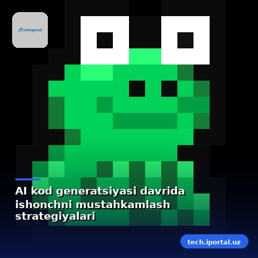 AI kod generatsiyasi davrida ishonchni mustahkamlash strategiyalari