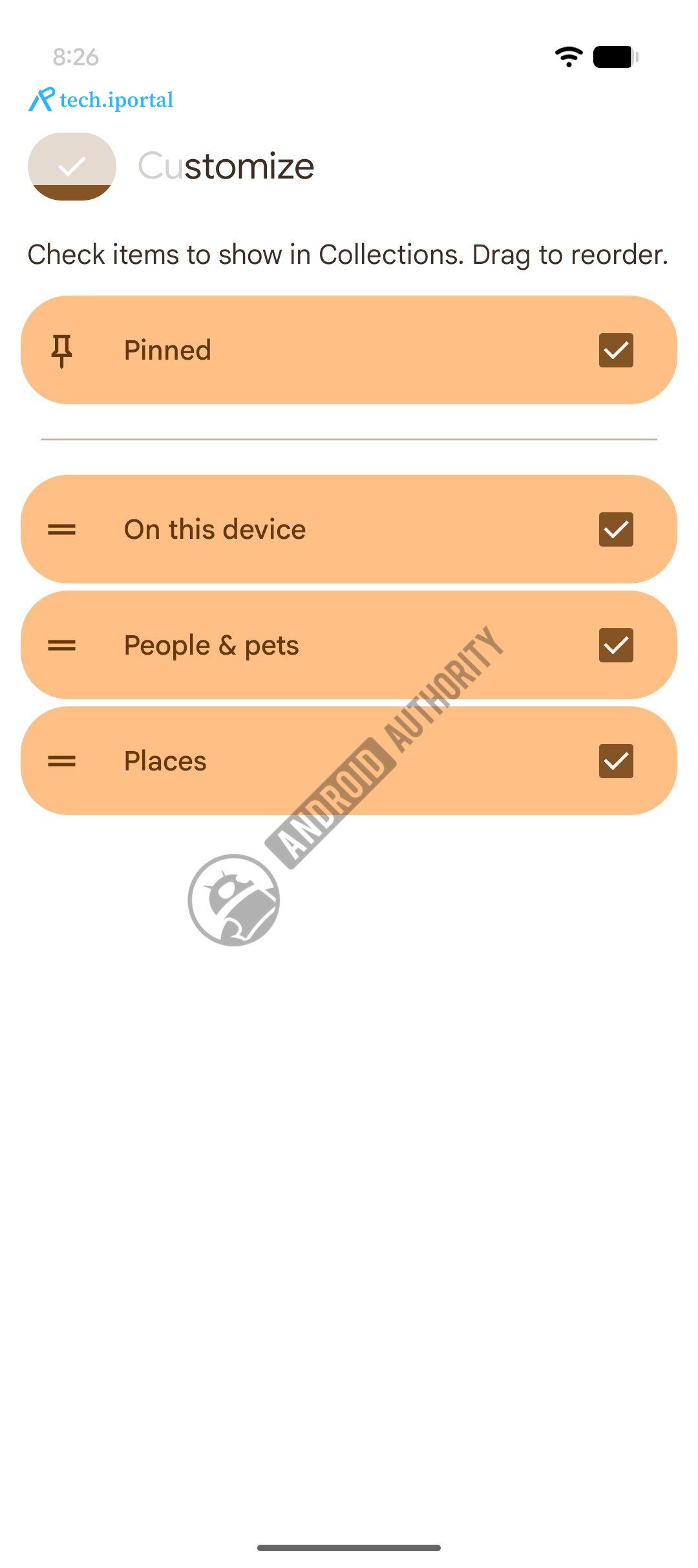 Google Photos Collections Tab Customize 1 watermarked