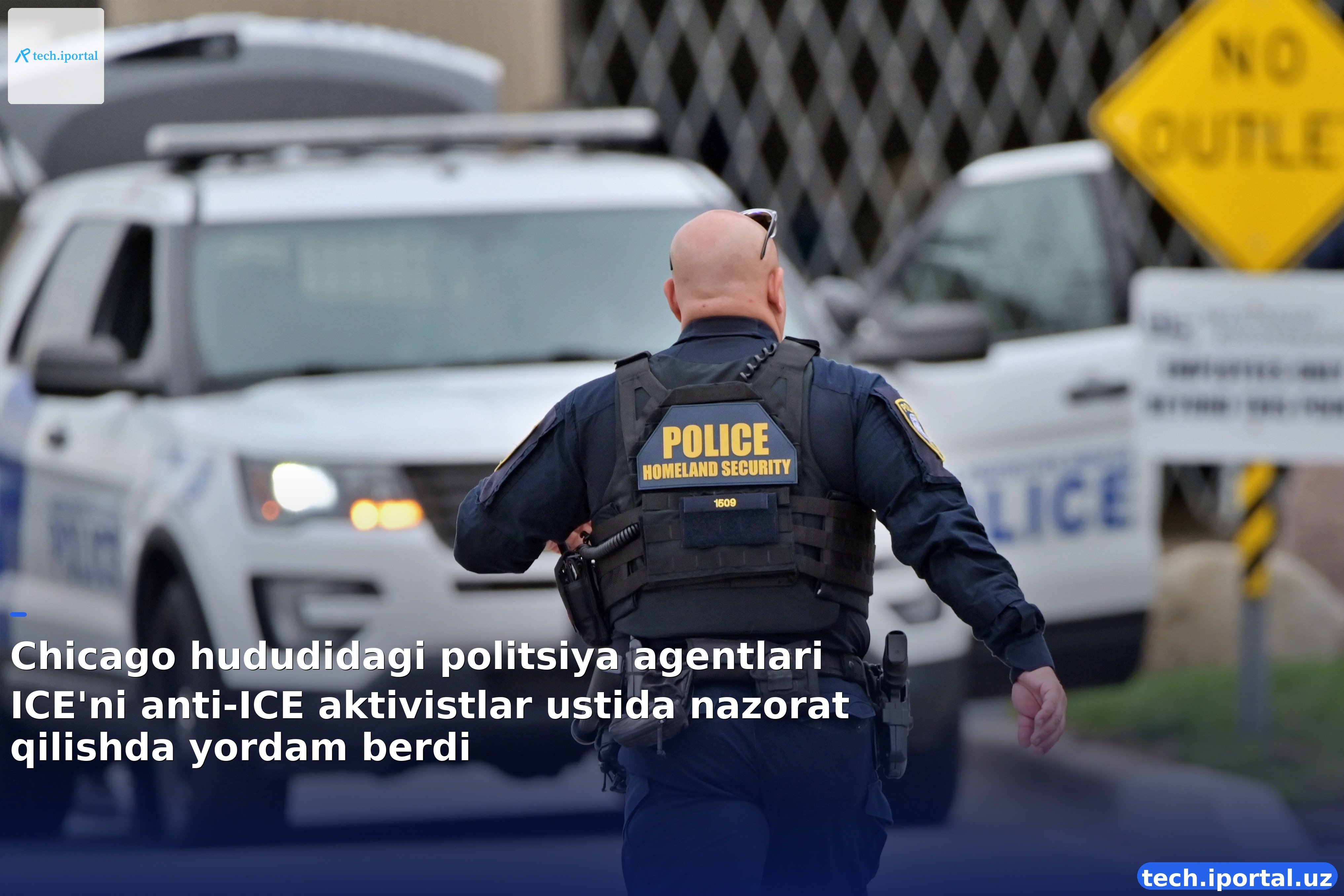 Chicago hududidagi politsiya agentlari ICE'ni anti-ICE aktivistlar ustida nazorat qilishda yordam berdi