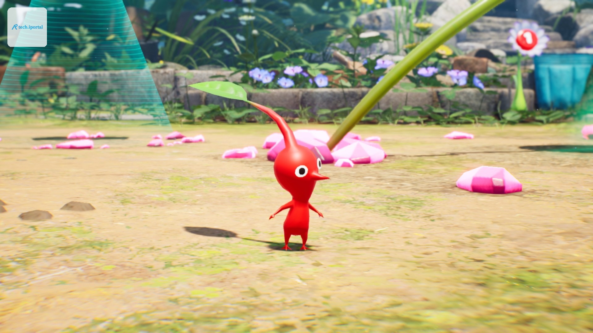 A screenshot of the video game Pikmin 4.
