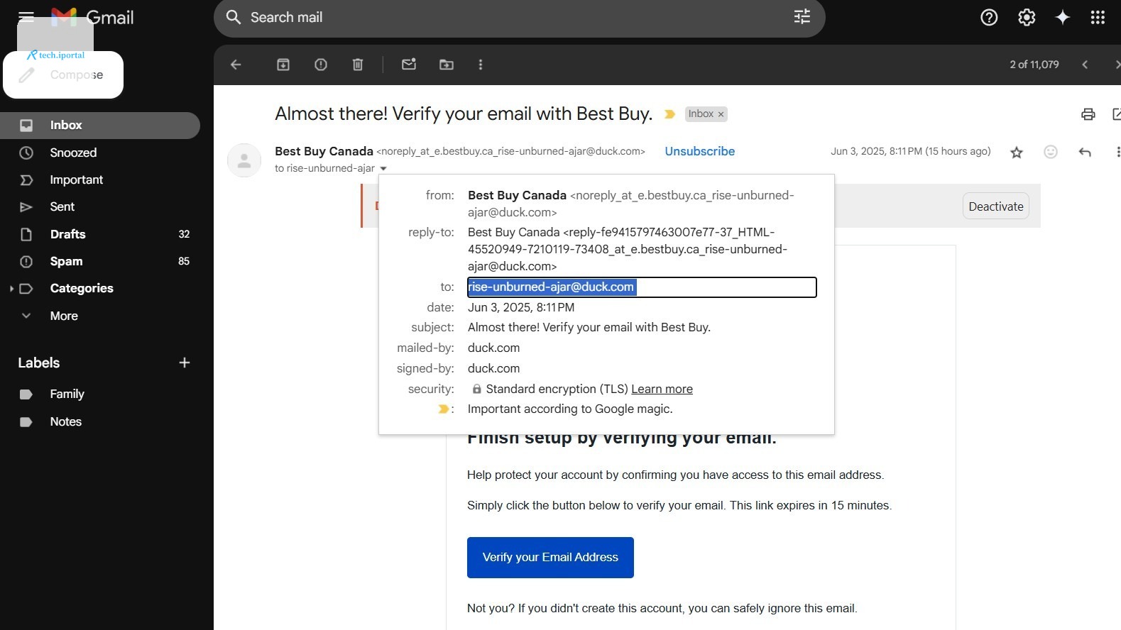 duckduckgo email alias forwarded email