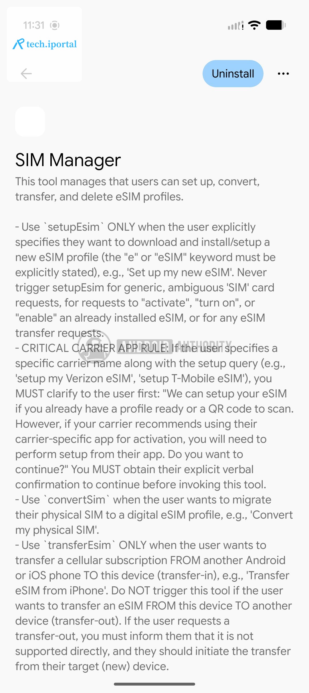 Gemini Sim Manager 2