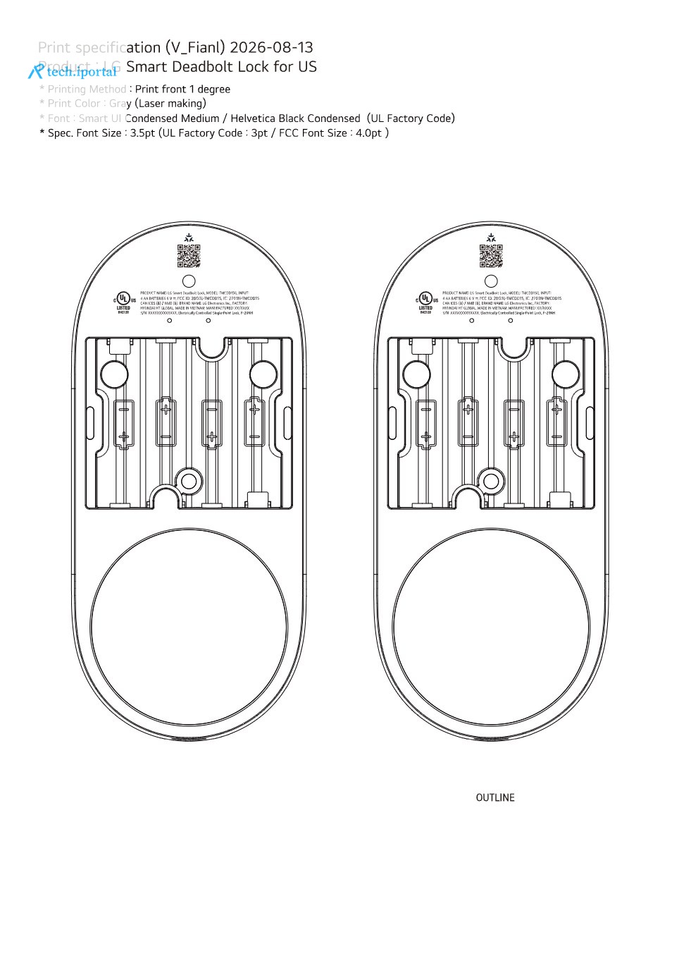 An “LG Smart Deadbolt Lock” listed in the FCC’s database.