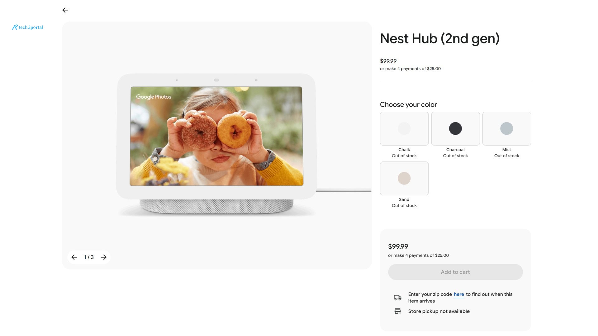 google store nest hub stock