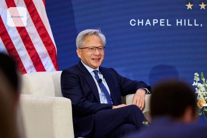 Nvidia CEO Jensen Huang is pictured.