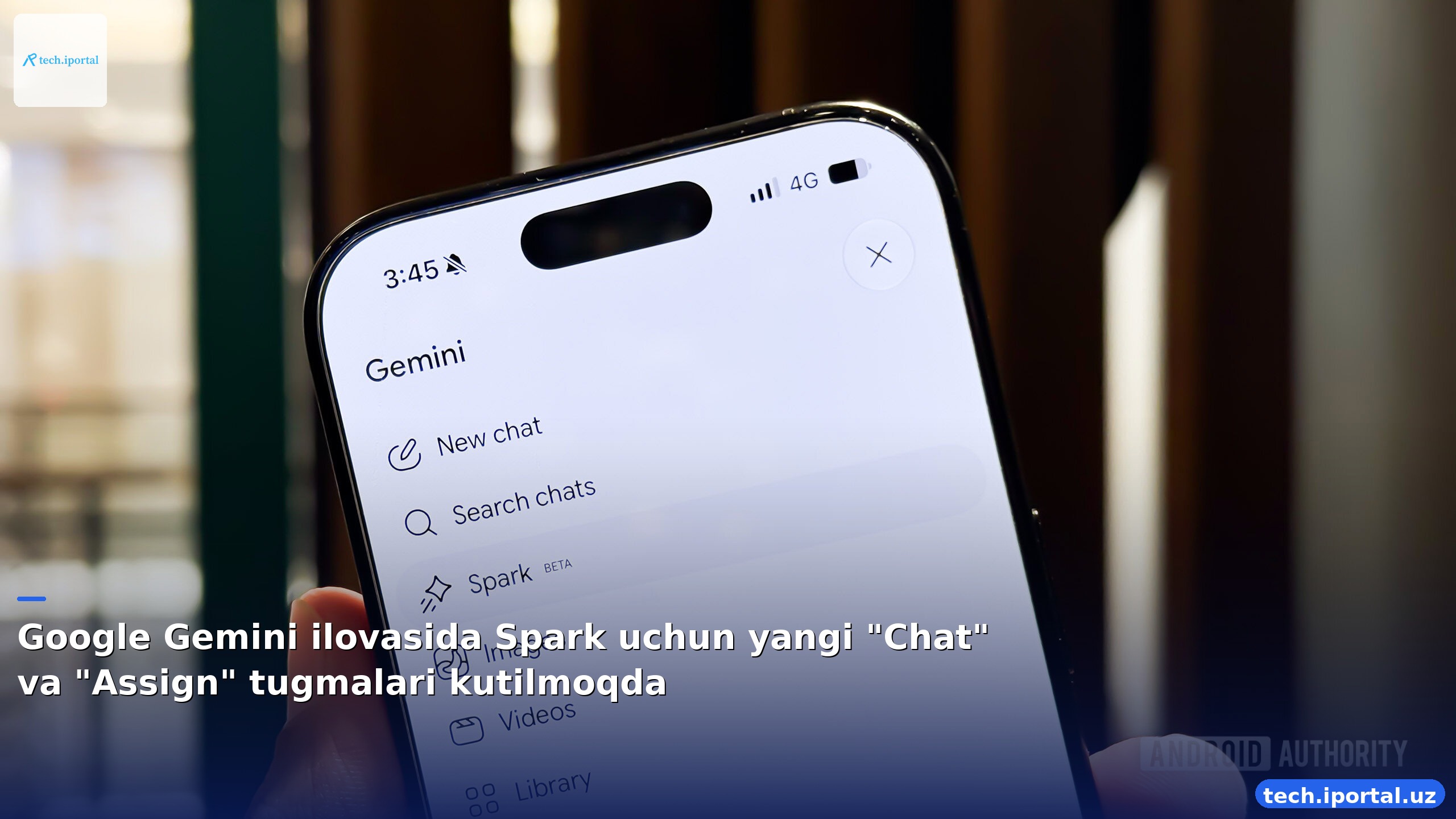 Google Gemini ilovasida Spark uchun yangi "Chat" va "Assign" tugmalari kutilmoqda