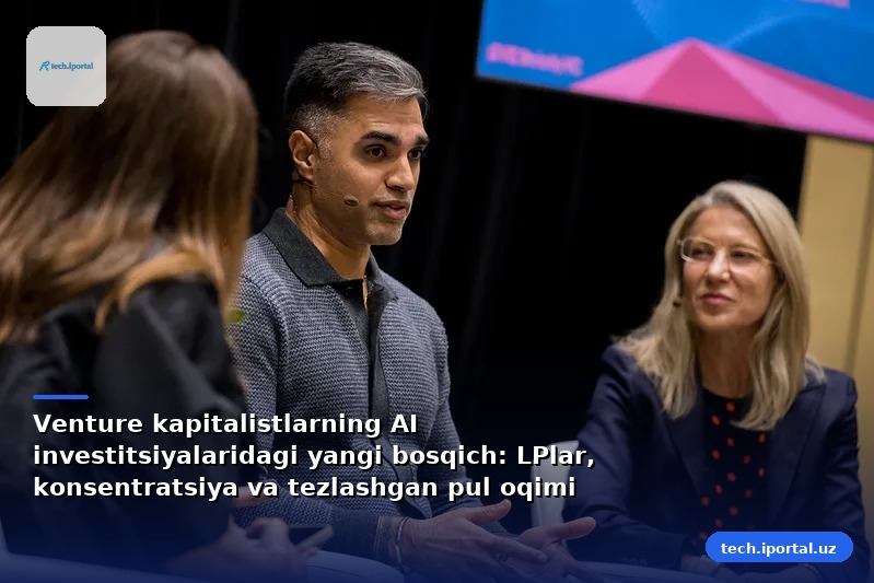 Venture kapitalistlarning AI investitsiyalaridagi yangi bosqich: LPlar, konsentratsiya va tezlashgan pul oqimi