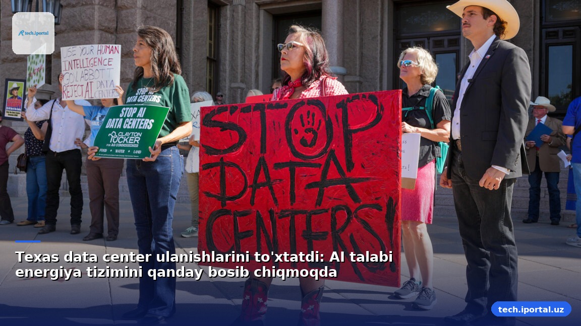 Texas data center ulanishlarini to'xtatdi: AI talabi energiya tizimini qanday bosib chiqmoqda