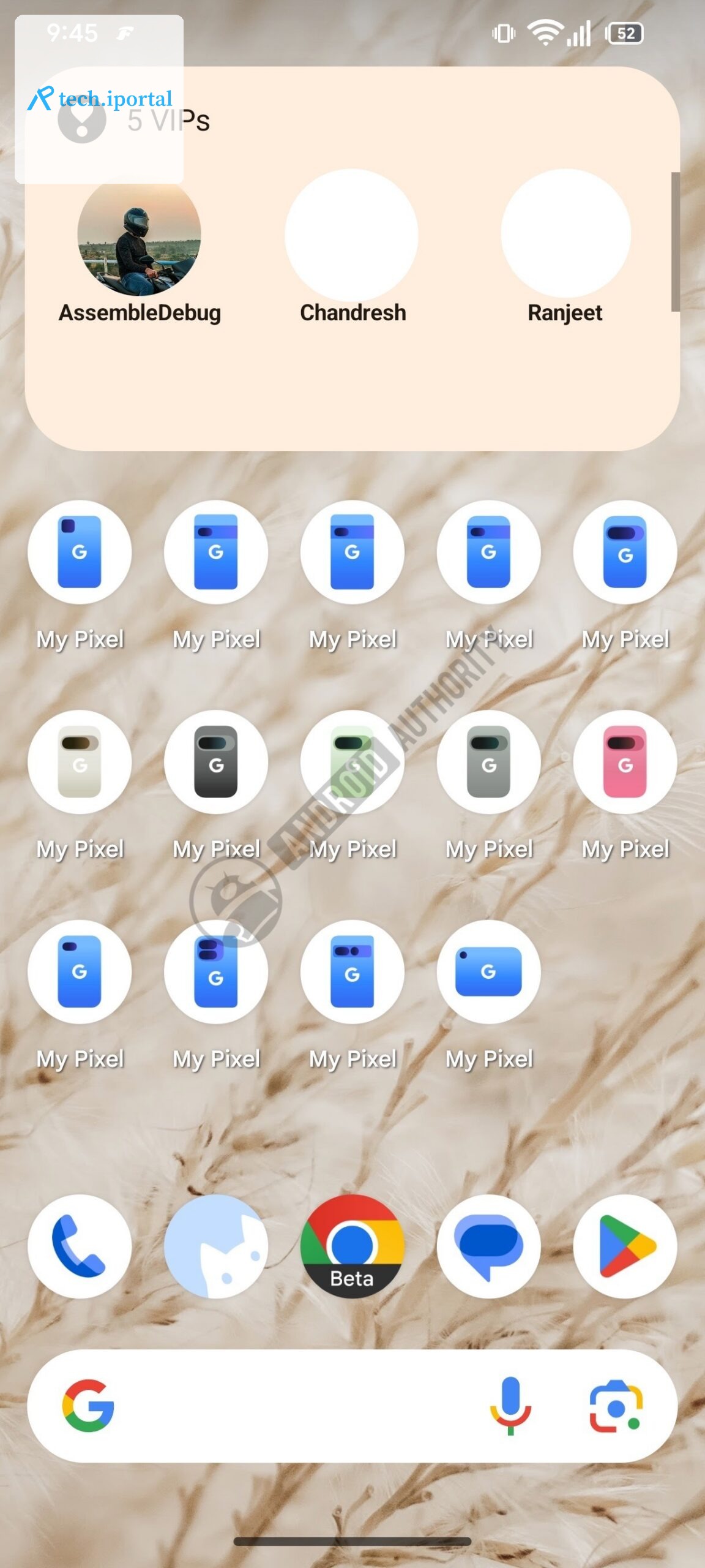 My Pixel App Upcoming Pixel 9 Icons watermarked