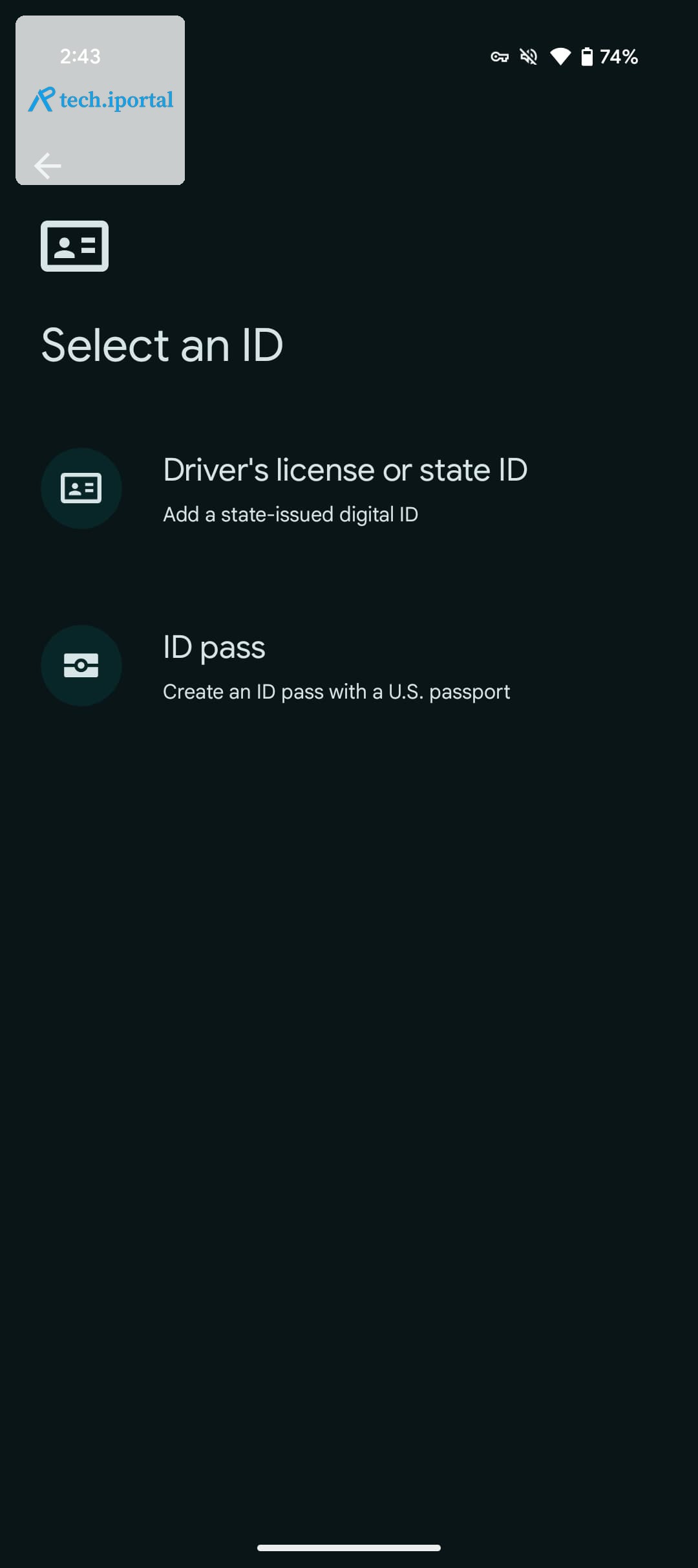 Google Wallet state IDs