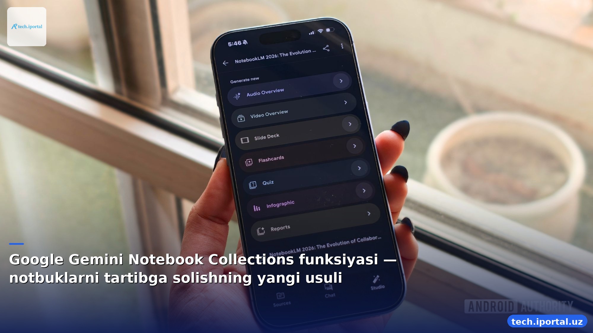 Google Gemini Notebook Collections funksiyasi — notbuklarni tartibga solishning yangi usuli