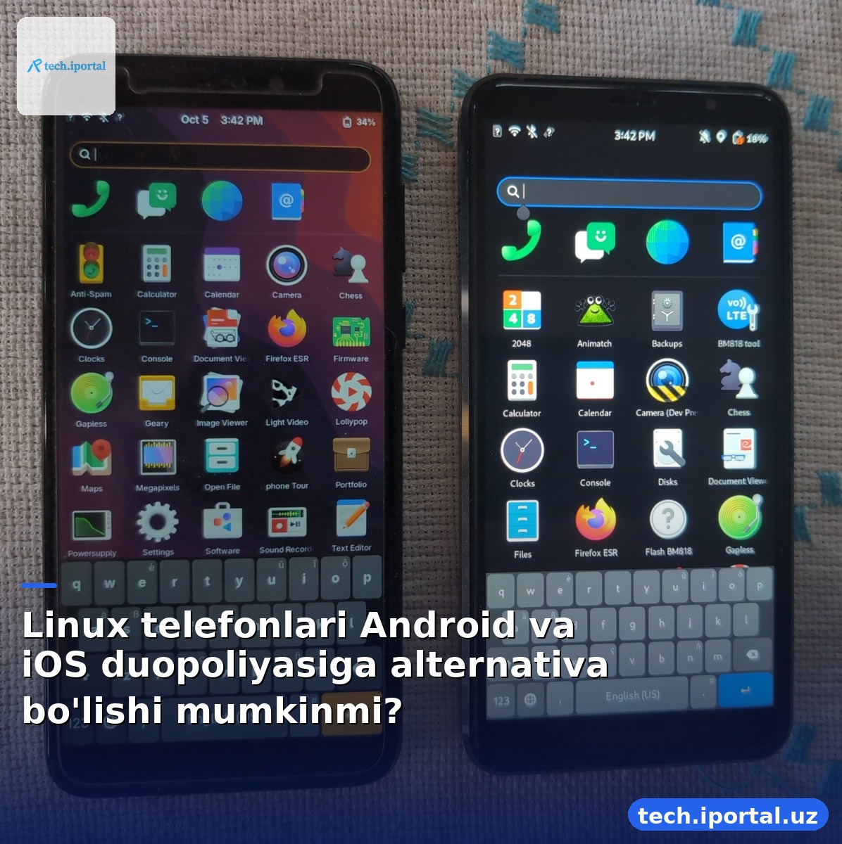 Linux telefonlari Android va iOS duopoliyasiga alternativa bo'lishi mumkinmi?