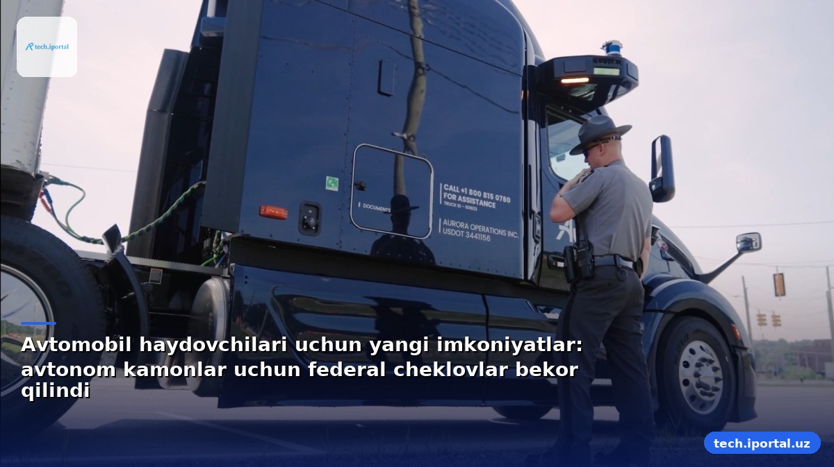 Avtomobil haydovchilari uchun yangi imkoniyatlar: avtonom kamonlar uchun federal cheklovlar bekor qilindi
