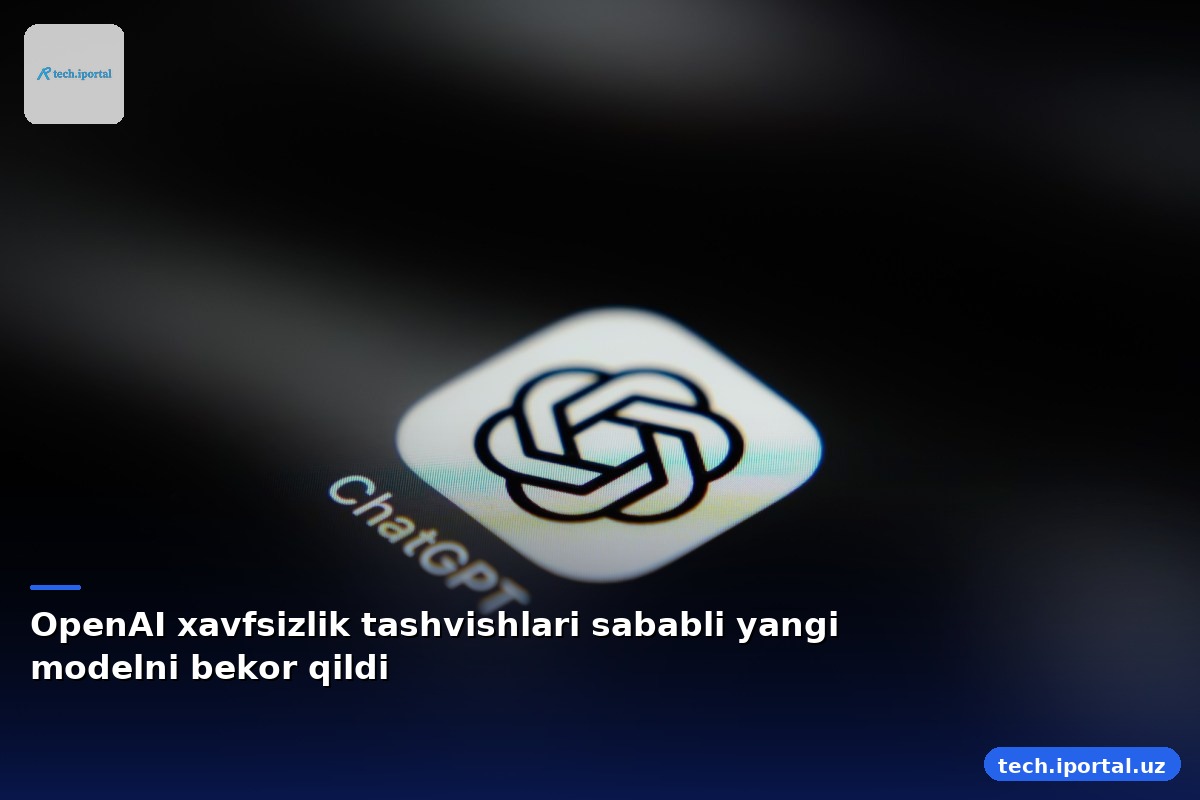 OpenAI xavfsizlik tashvishlari sababli yangi modelni bekor qildi