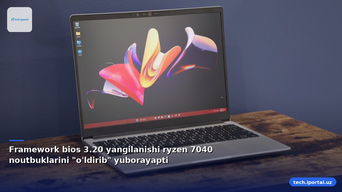 Framework bios 3.20 yangilanishi ryzen 7040 noutbuklarini "o'ldirib" yuborayapti