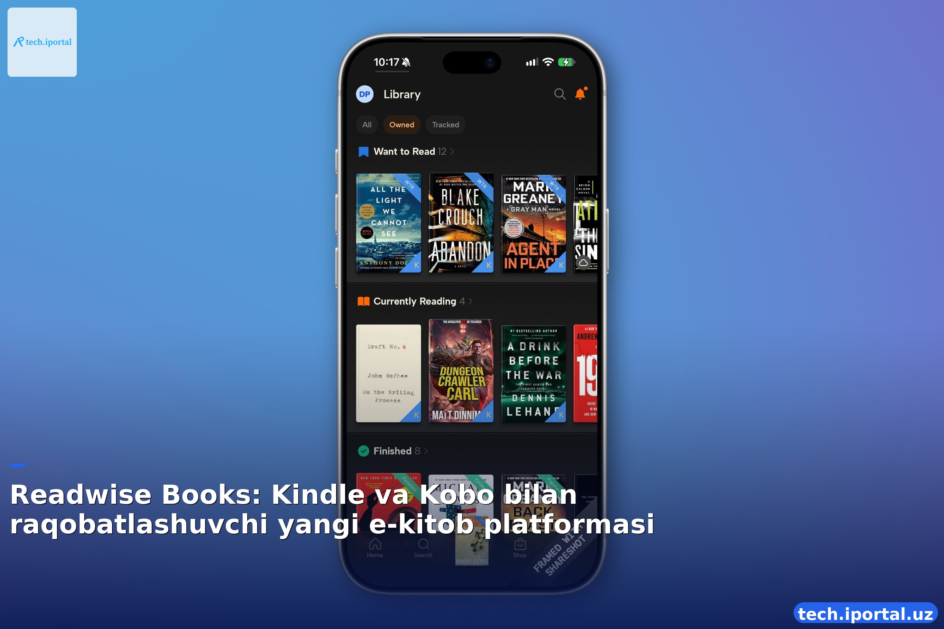 Readwise Books: Kindle va Kobo bilan raqobatlashuvchi yangi e-kitob platformasi