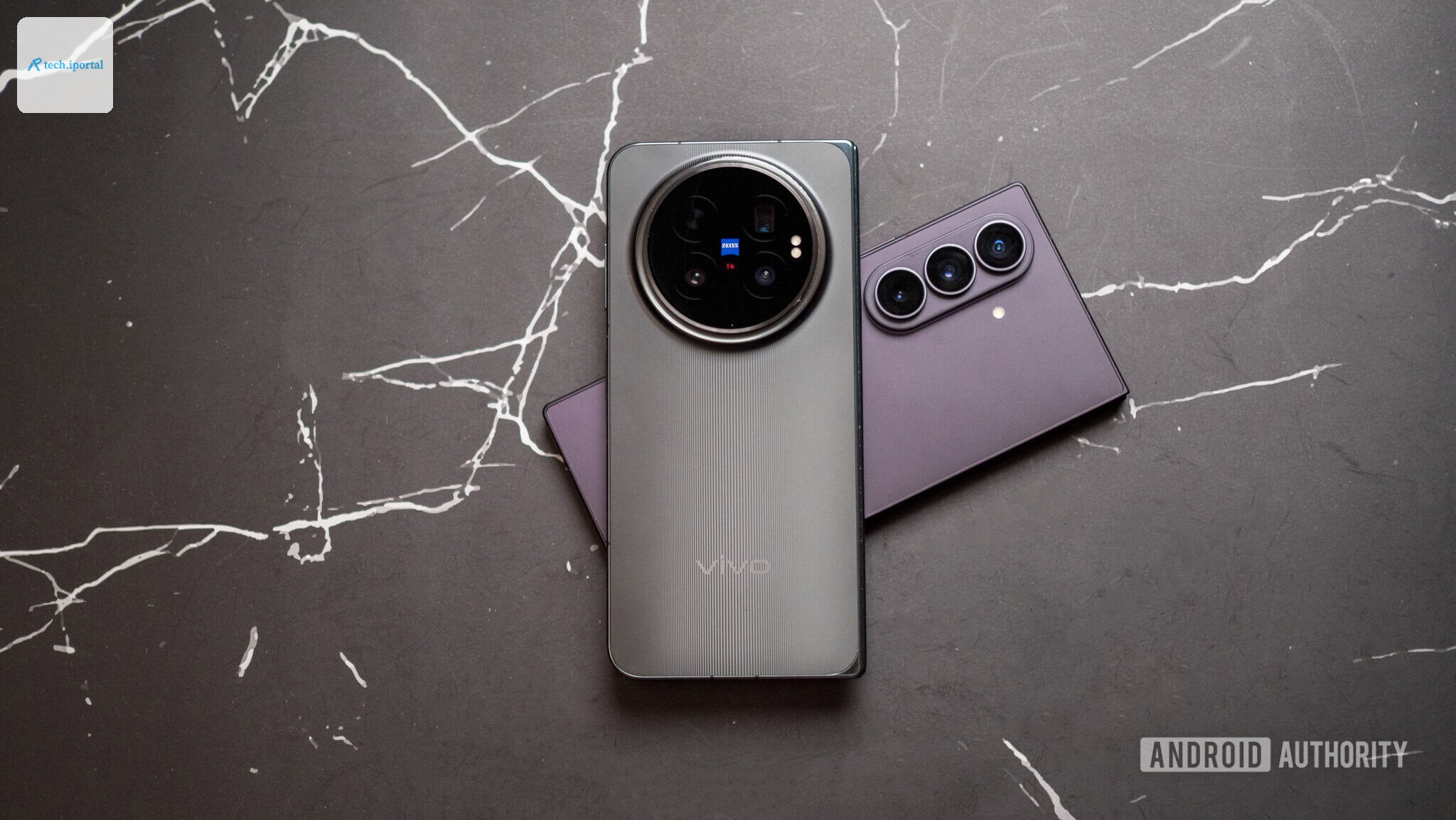 Vivo X Fold 6 on a table next to Galaxy Z Fold 8 Ultra