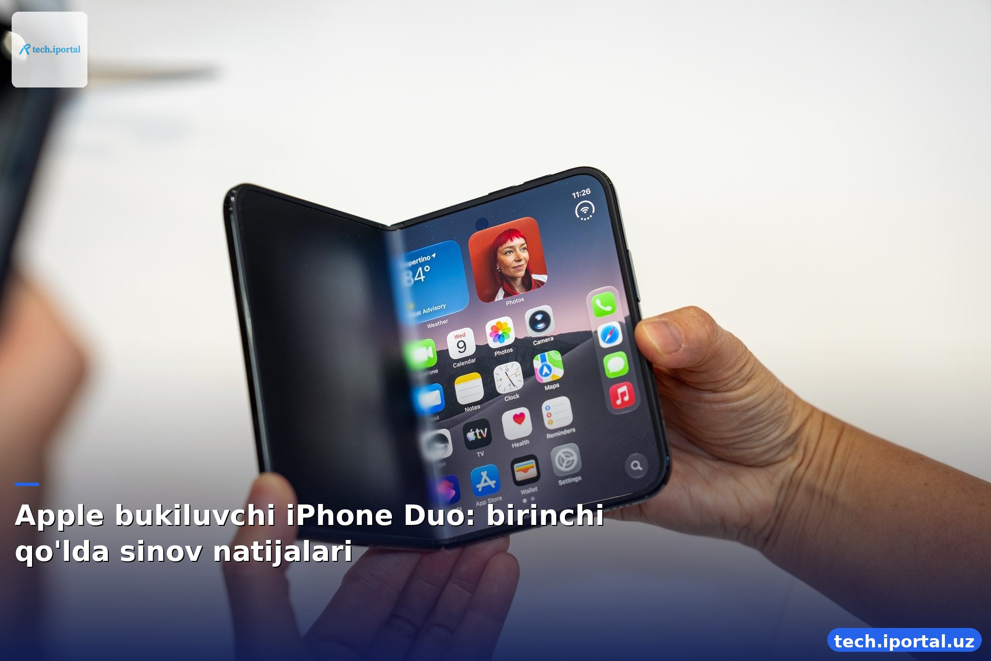 Apple bukiluvchi iPhone Duo: birinchi qo'lda sinov natijalari