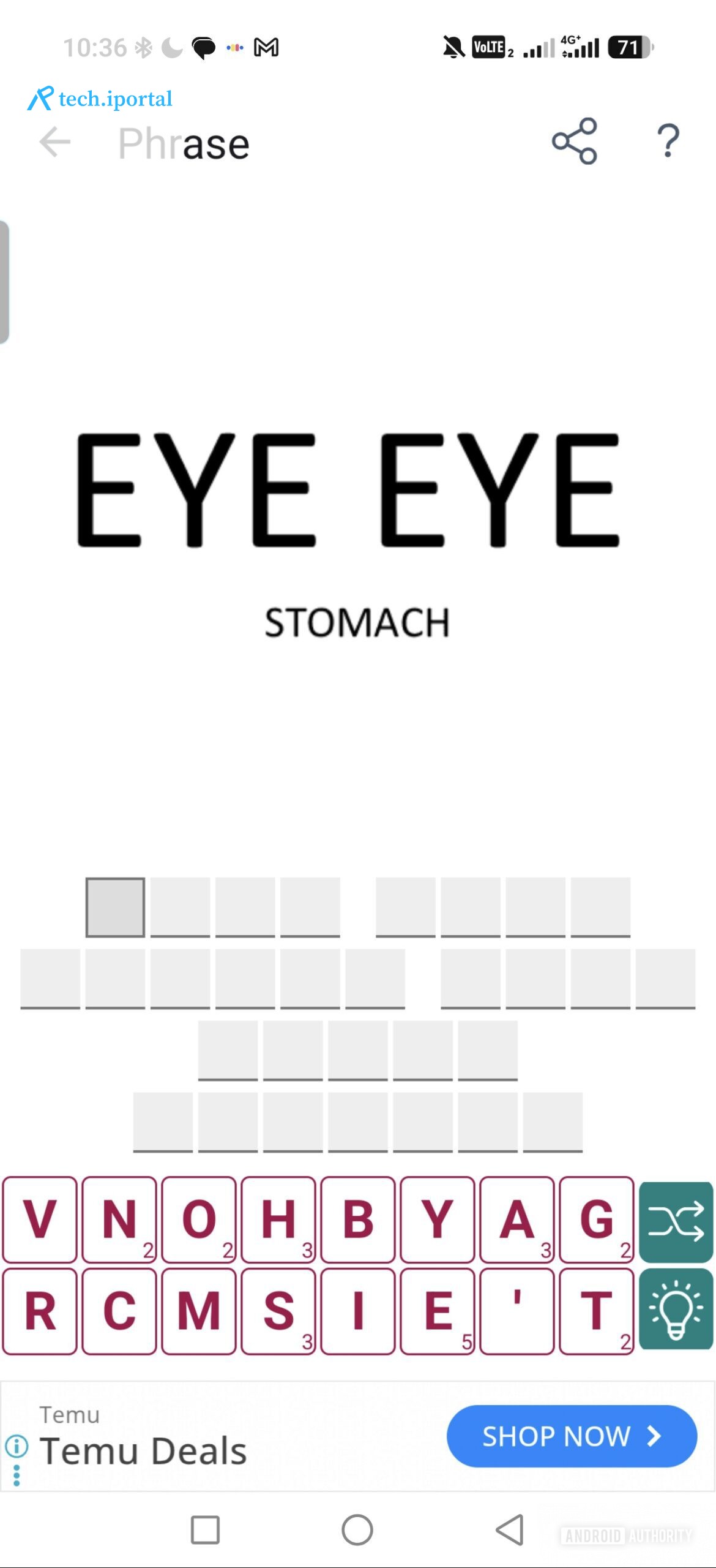 eyes bigger than stomach puzzle