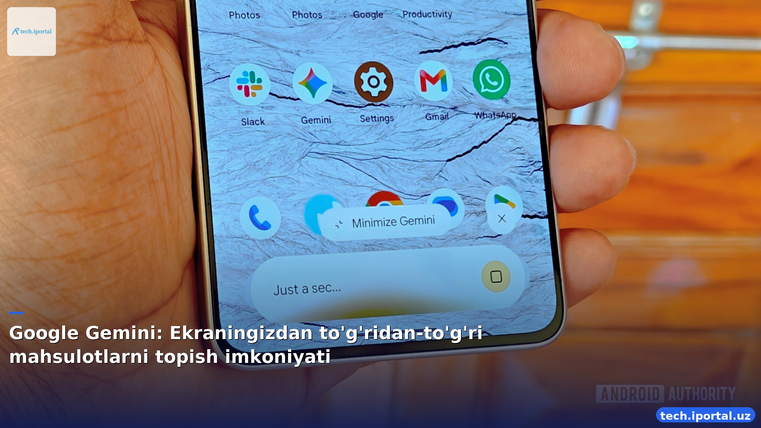 Google Gemini: Ekraningizdan to'g'ridan-to'g'ri mahsulotlarni topish imkoniyati