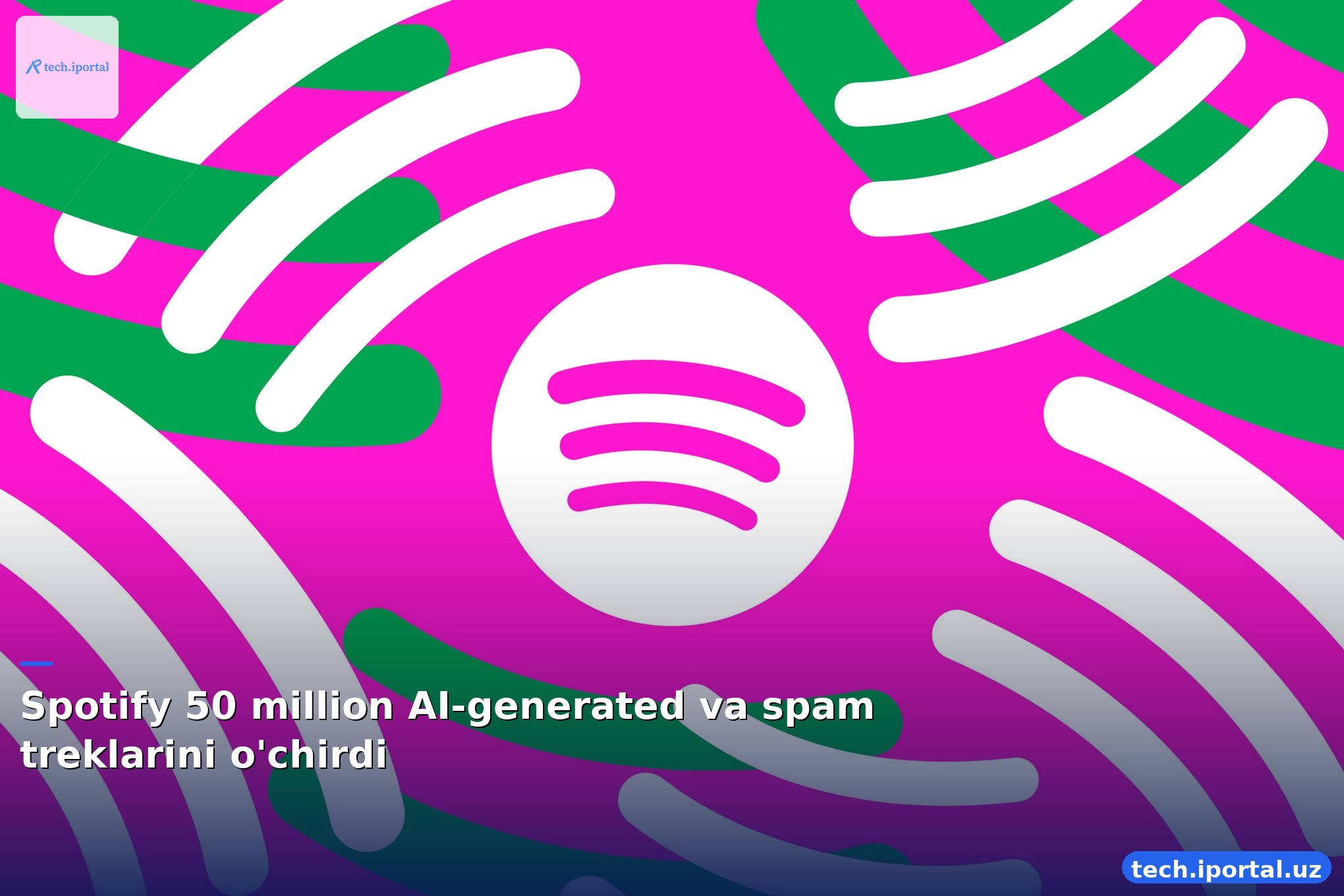 Spotify 50 million AI-generated va spam treklarini o'chirdi