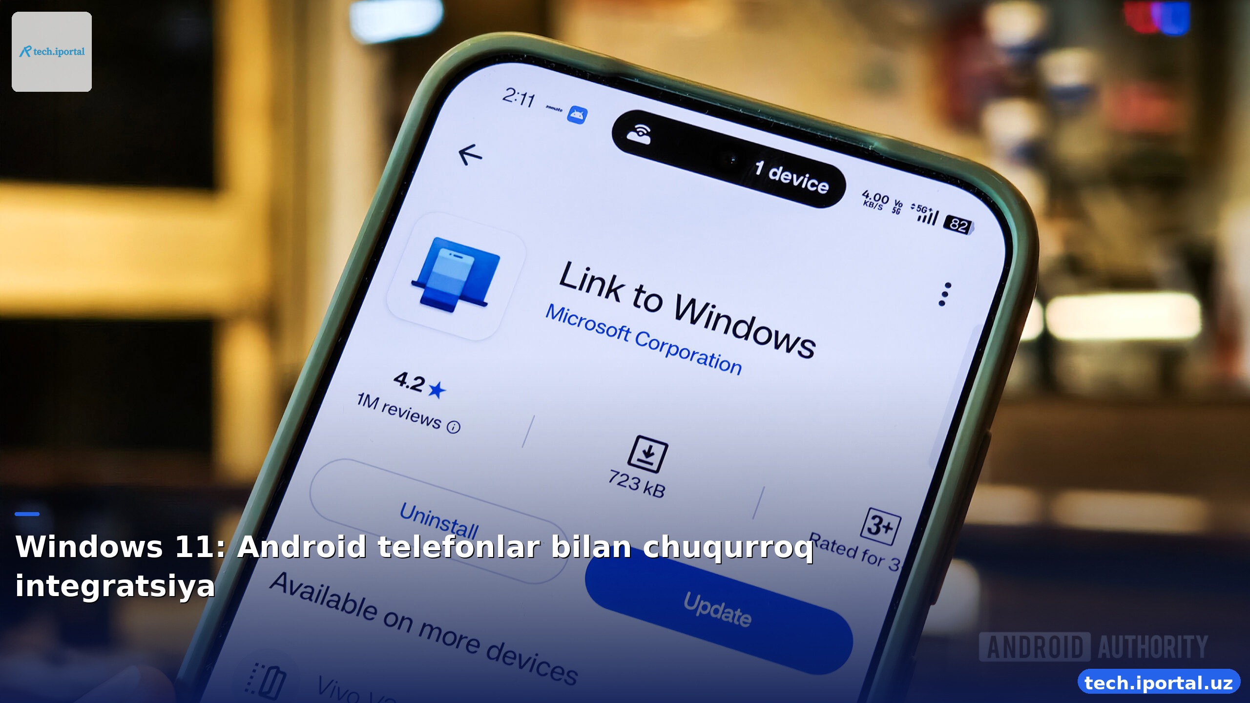 Windows 11: Android telefonlar bilan chuqurroq integratsiya