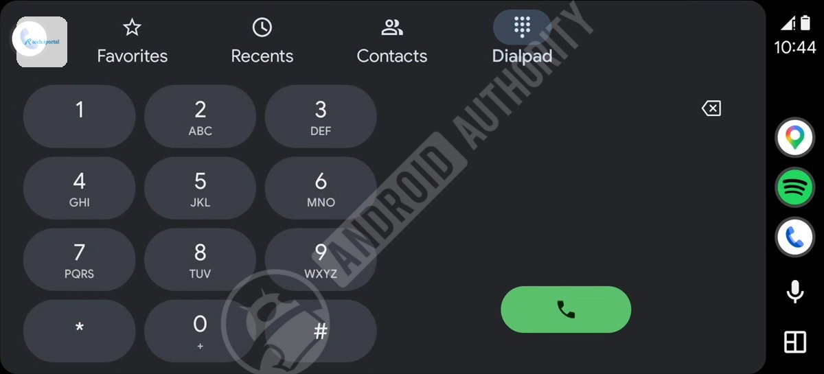 New Android Auto dial pad with Expressive design watermarked