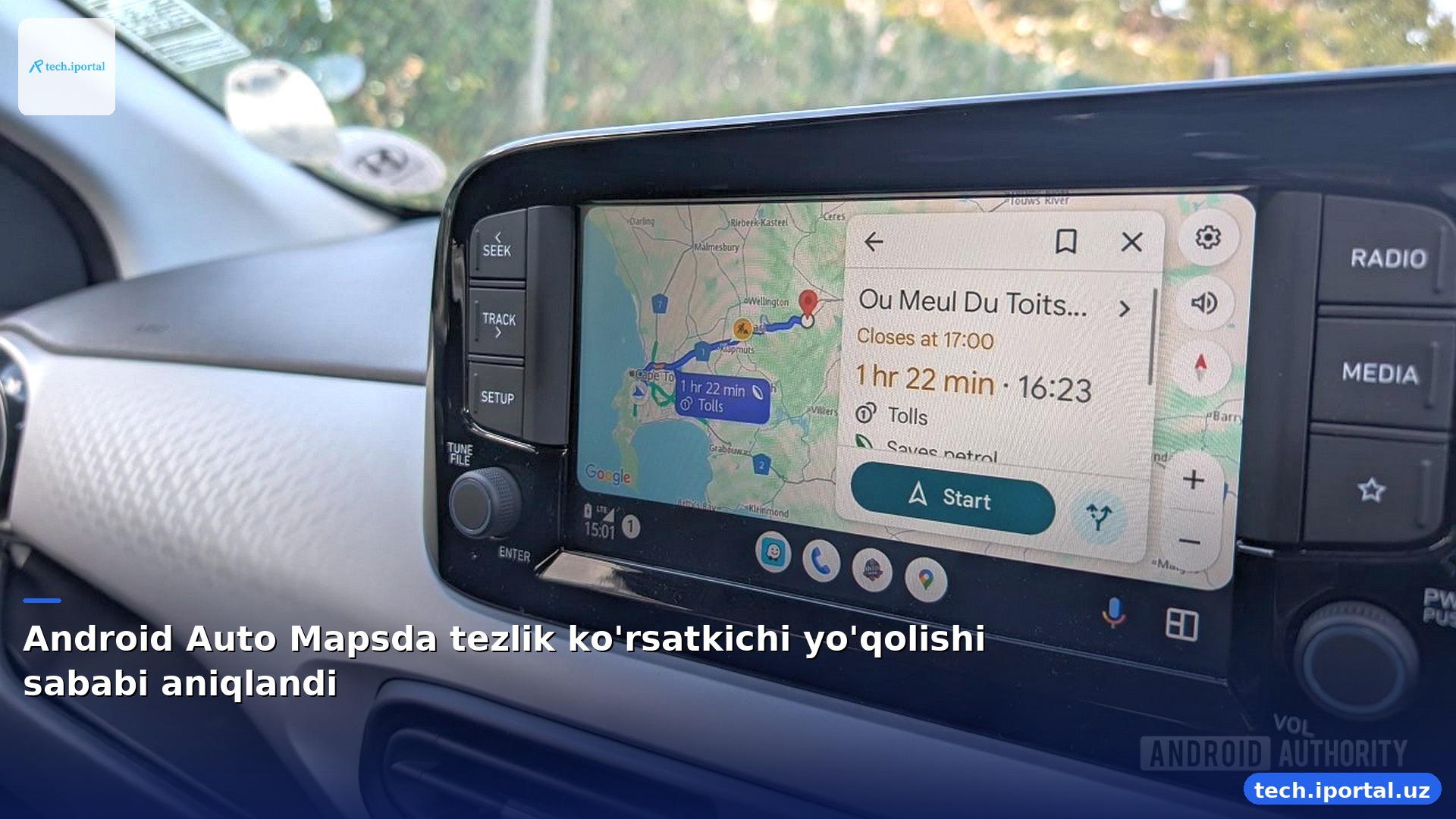 Android Auto Mapsda tezlik ko'rsatkichi yo'qolishi sababi aniqlandi