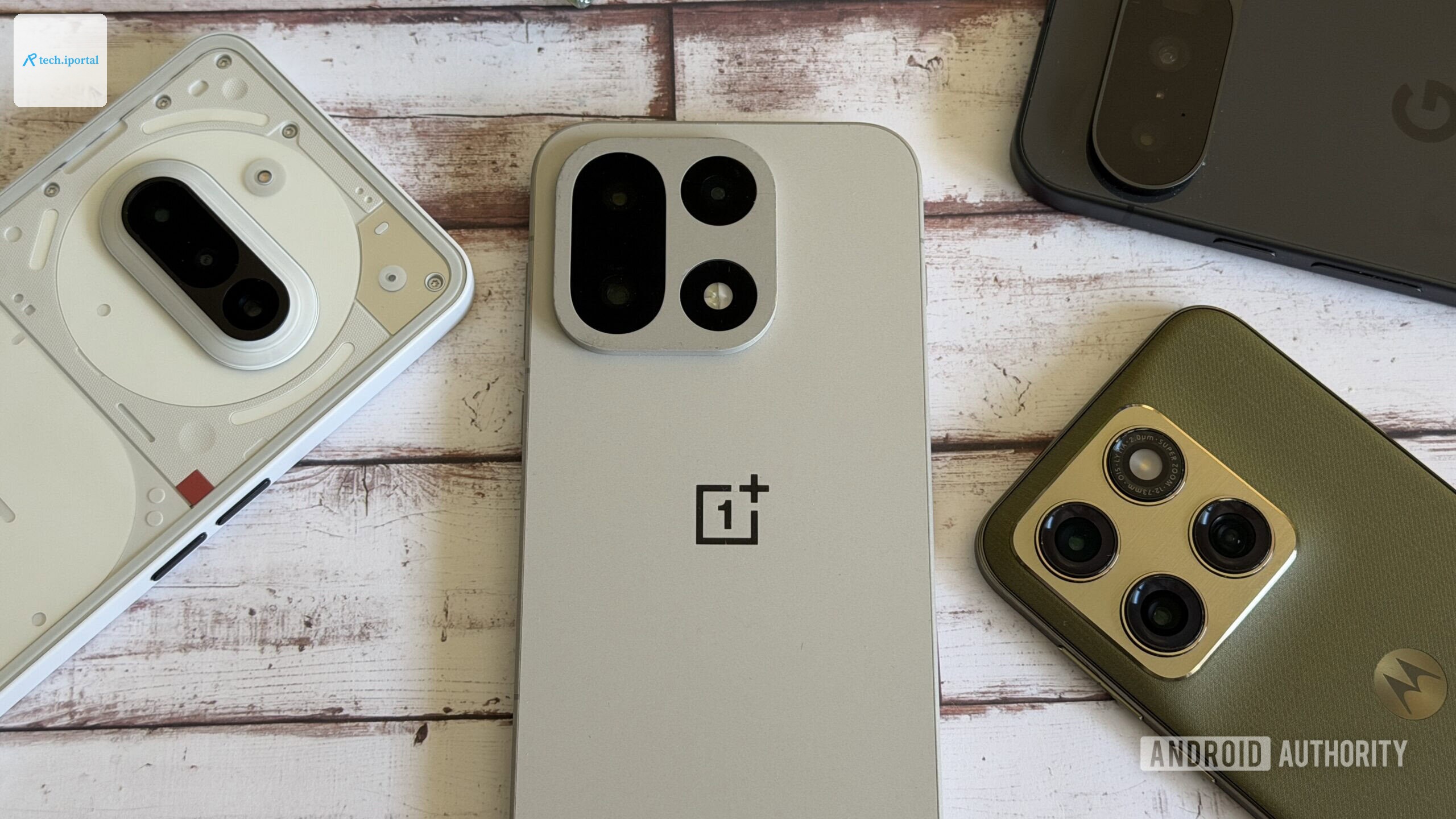 OnePlus 15 surrounded by phones