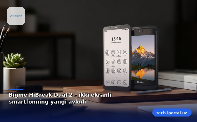 Bigme HiBreak Dual 2 – ikki ekranli smartfonning yangi avlodi